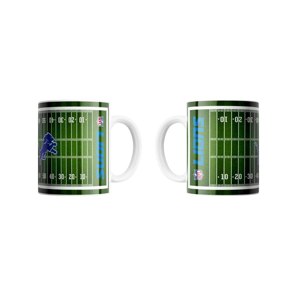 Detroit Lions Becher Detroit Lions Jumbo-Tasse „Field“ 450ml, Keramik