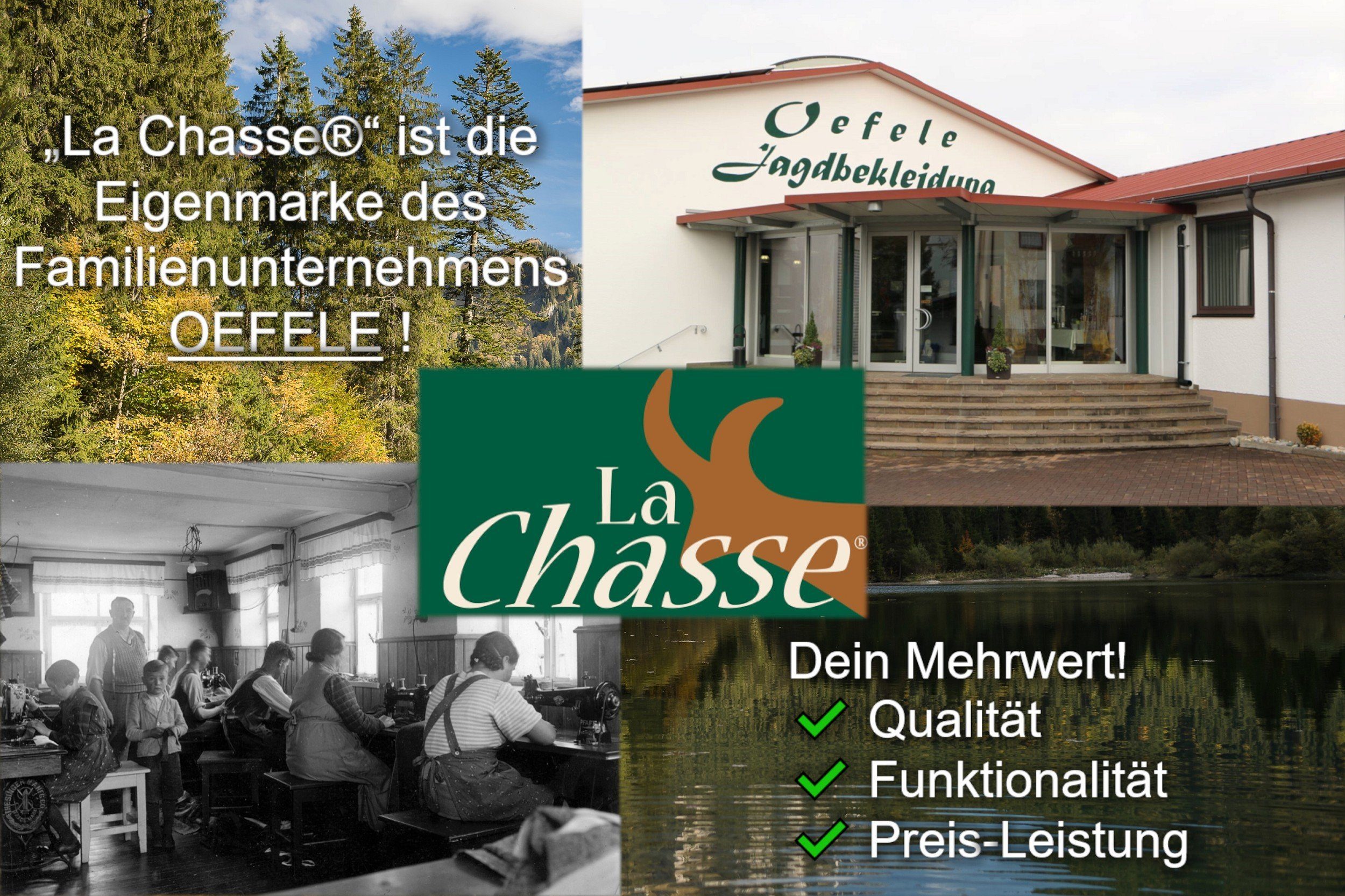 La Chasse® Hosenträger Hosenträger mit extra starken Clips & Gummi Spezialhosenträger Oefele (1-St) sehr elastisches Material – Bild 3 von 3