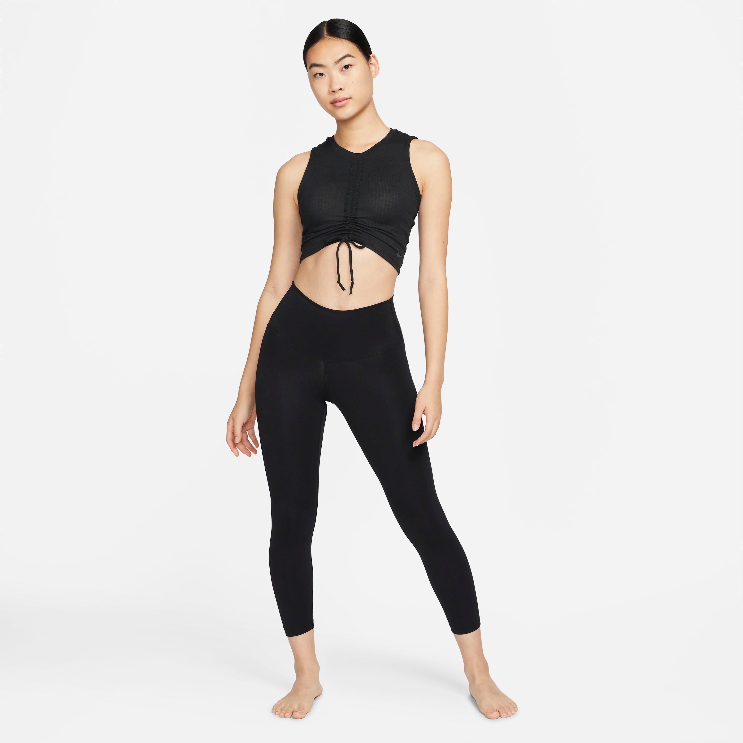 Nike Trainingstights Yoga / Women's Dri-FIT High-Waisted Leggings BLACK/IRON GREY