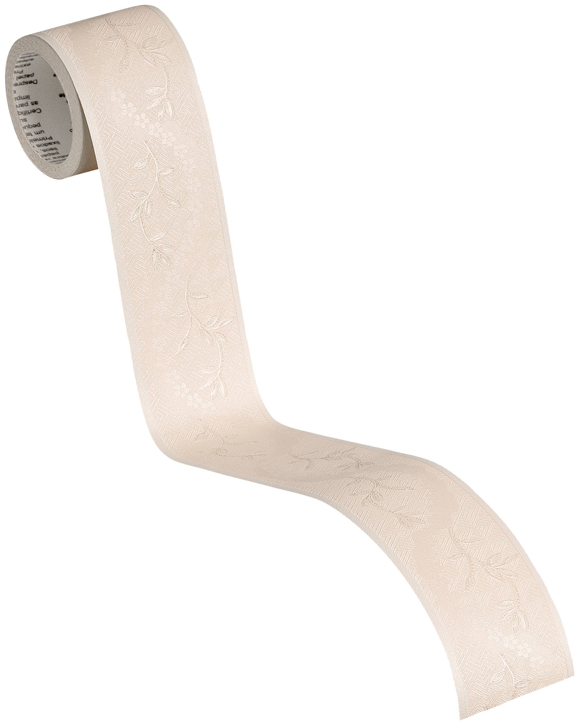 A.S. Création Bordüre Only Borders, glatt, Wald, botanisch, floral, Blumen Bordüre floral selbstklebend Borte Wohnzimmer modern Design