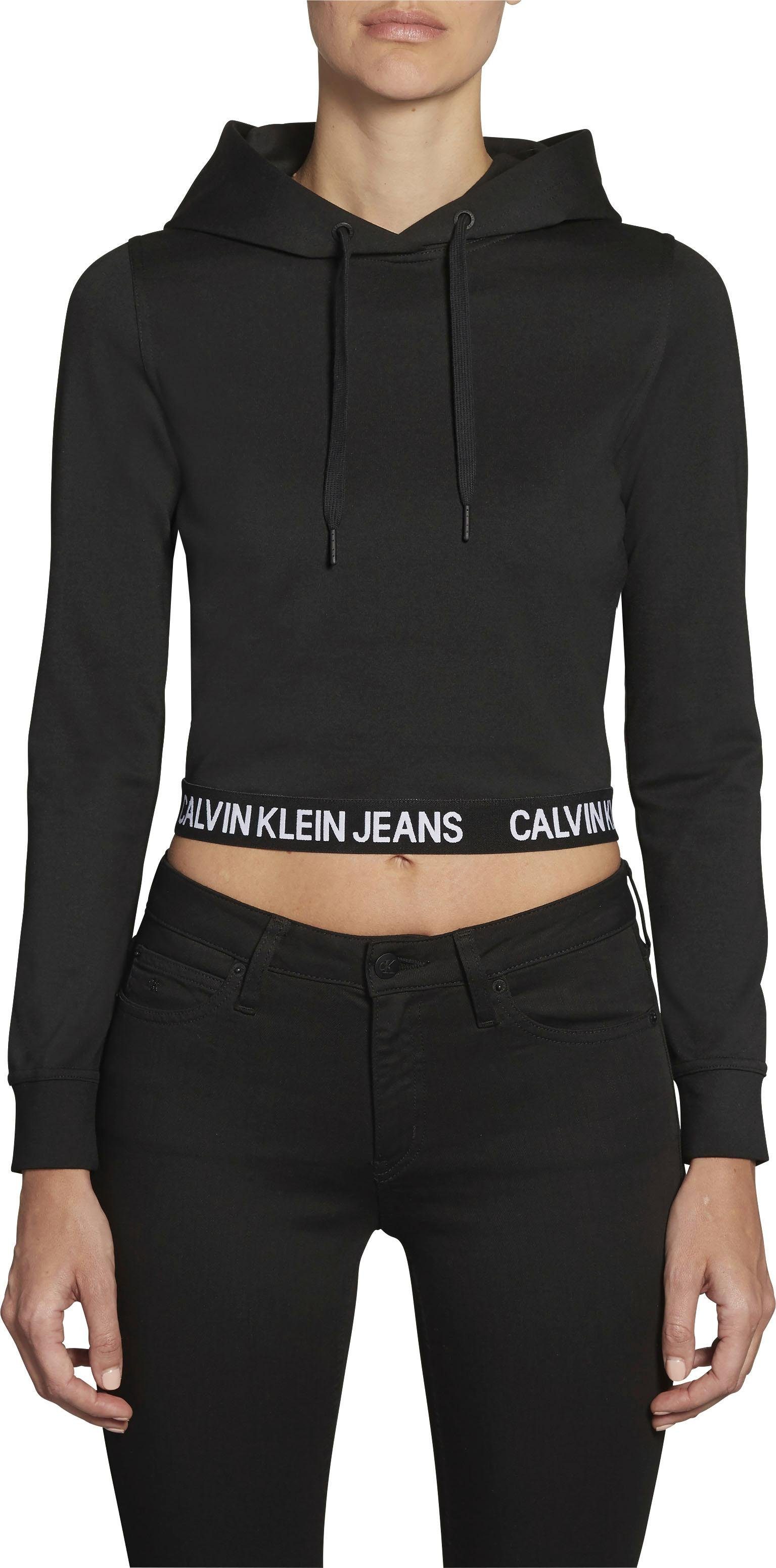 Calvin Klein Jeans Sweatshirt »LOGO ELASTIC MILANO HOODIE« mit Calvin Klein  Jeans Logo-Tape am Saum online kaufen | OTTO