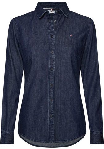 TOMMY HILFIGER Джинсовая блузка Футболка LS W2 EVE&la...