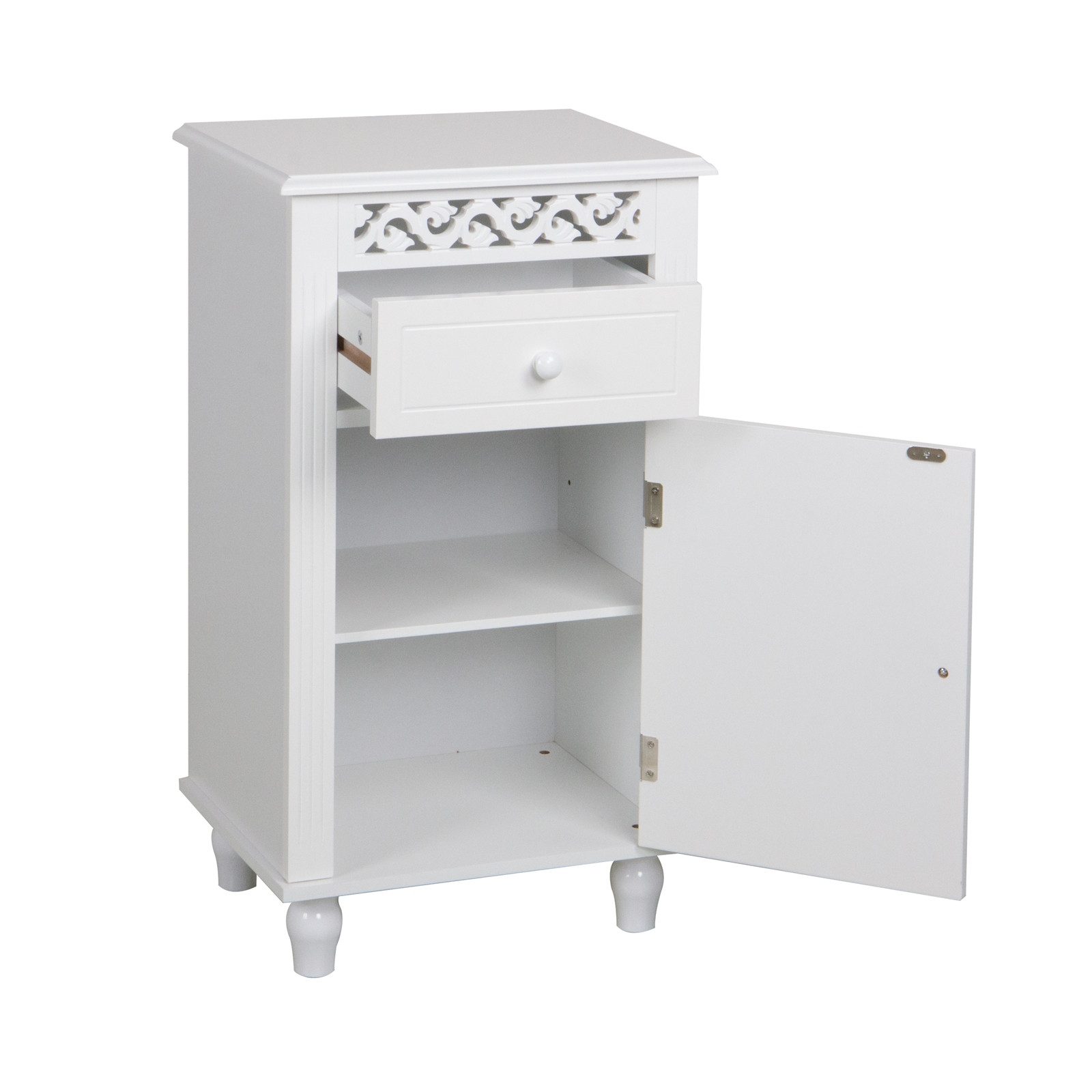 HTI-Line Beistellschrank Beistellschrank Miriam (Stück, 1-St., 1x Beistellschrank, ohne Deko) Schränkchen mit Cut-Outs