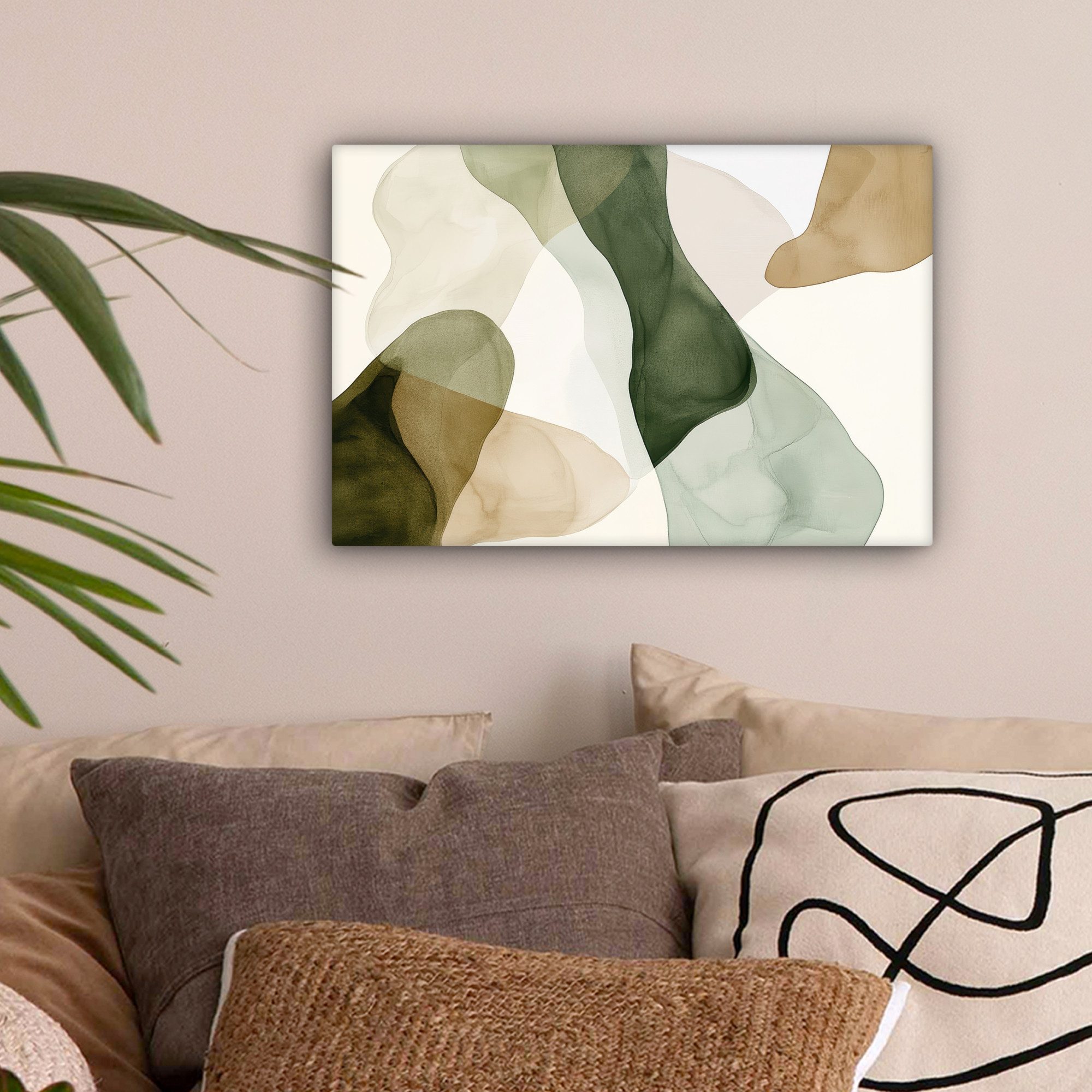 OneMillionCanvasses® Leinwandbild Japandi - Abstrakt - günstig online kaufen