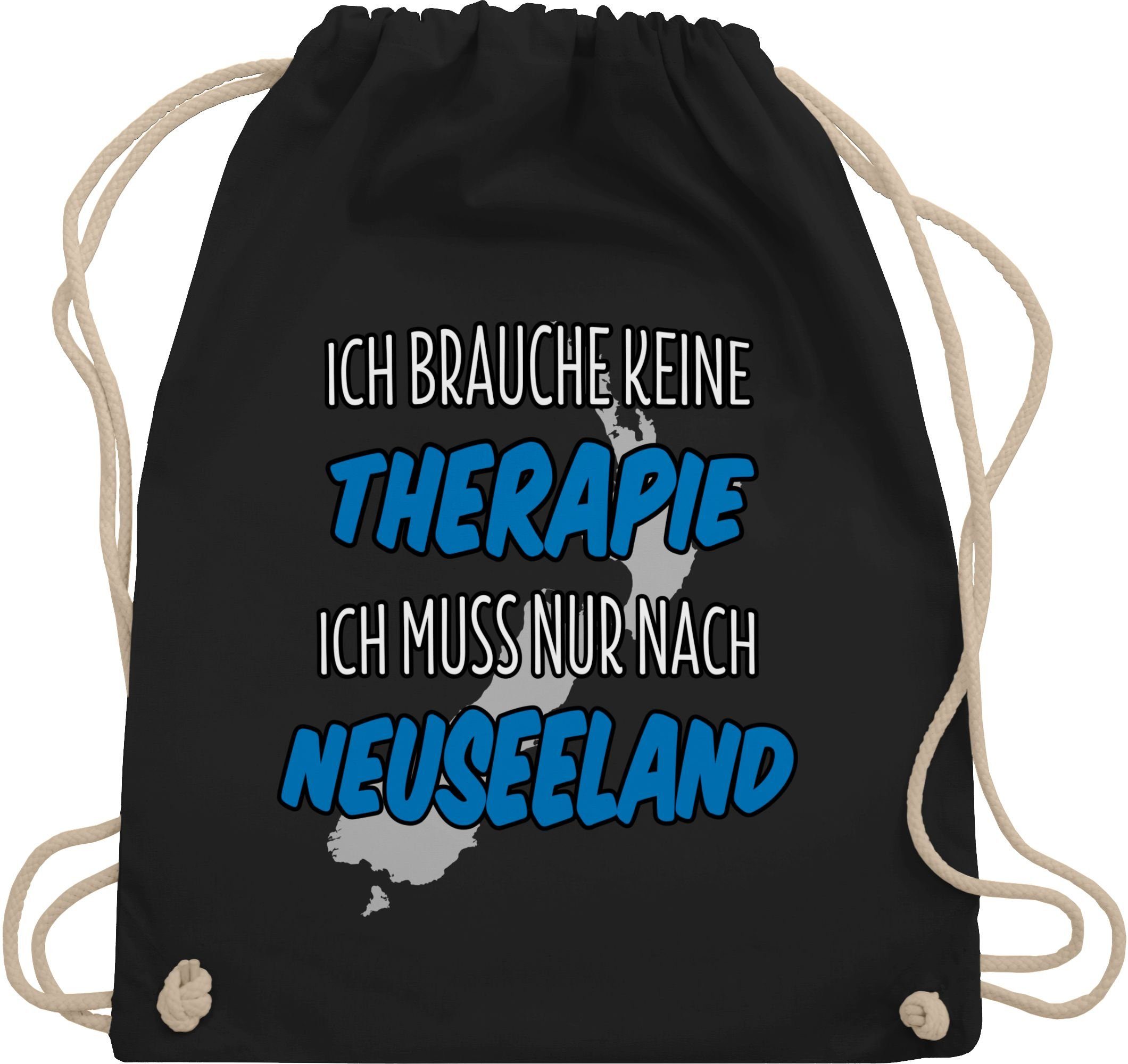 Ich Brauche Keine Therapie Ich Muss Nur Ans Meer Shirtracer Turnbeutel Ich brauche keine Therapie ich muss nur nach