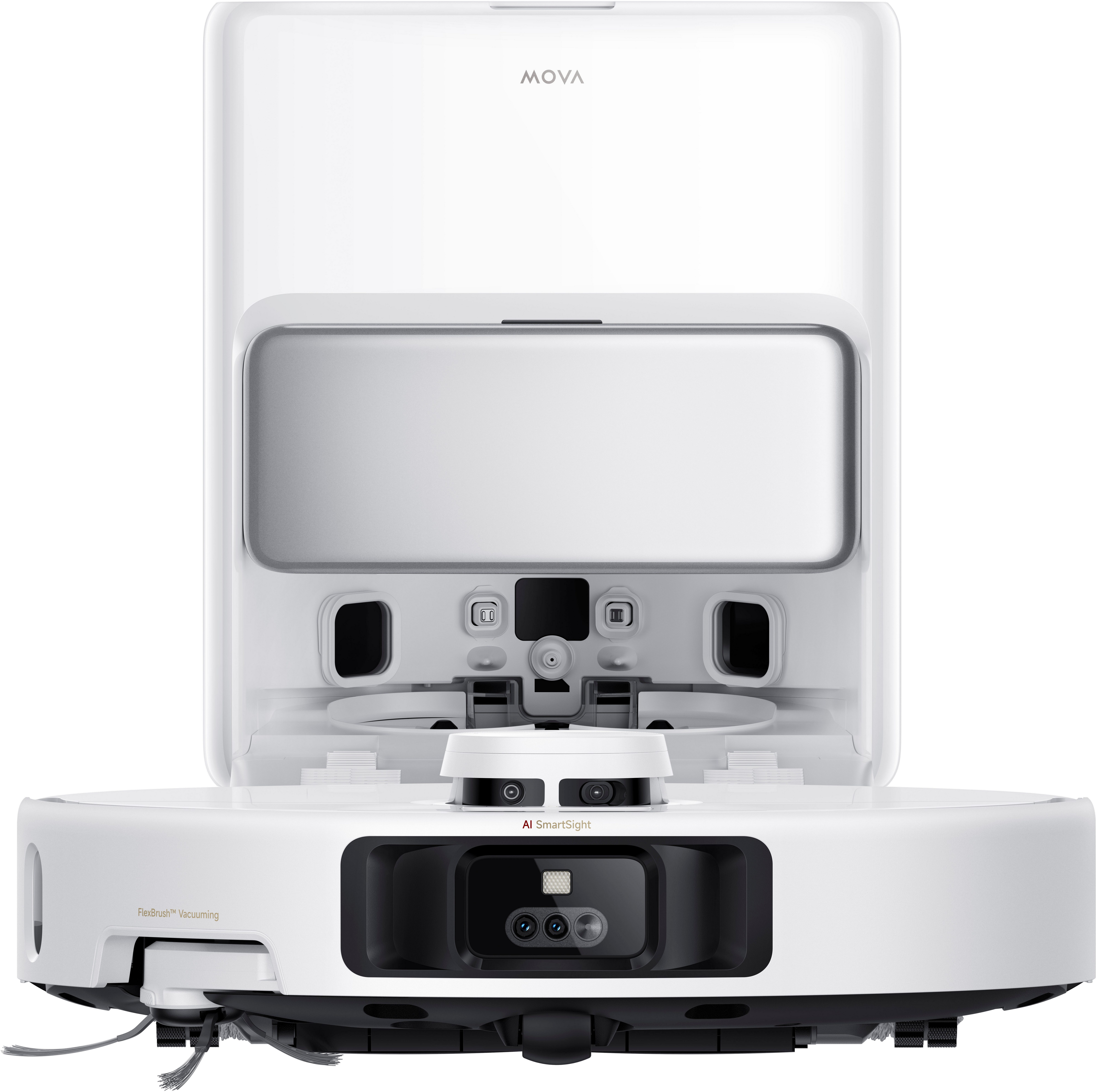 Mova Saugroboter mit Wischfunktion Mova P50 Pro Ultra, 700 W, Vollautomatische Basisstation zum Entleeren des Staubbehälters
