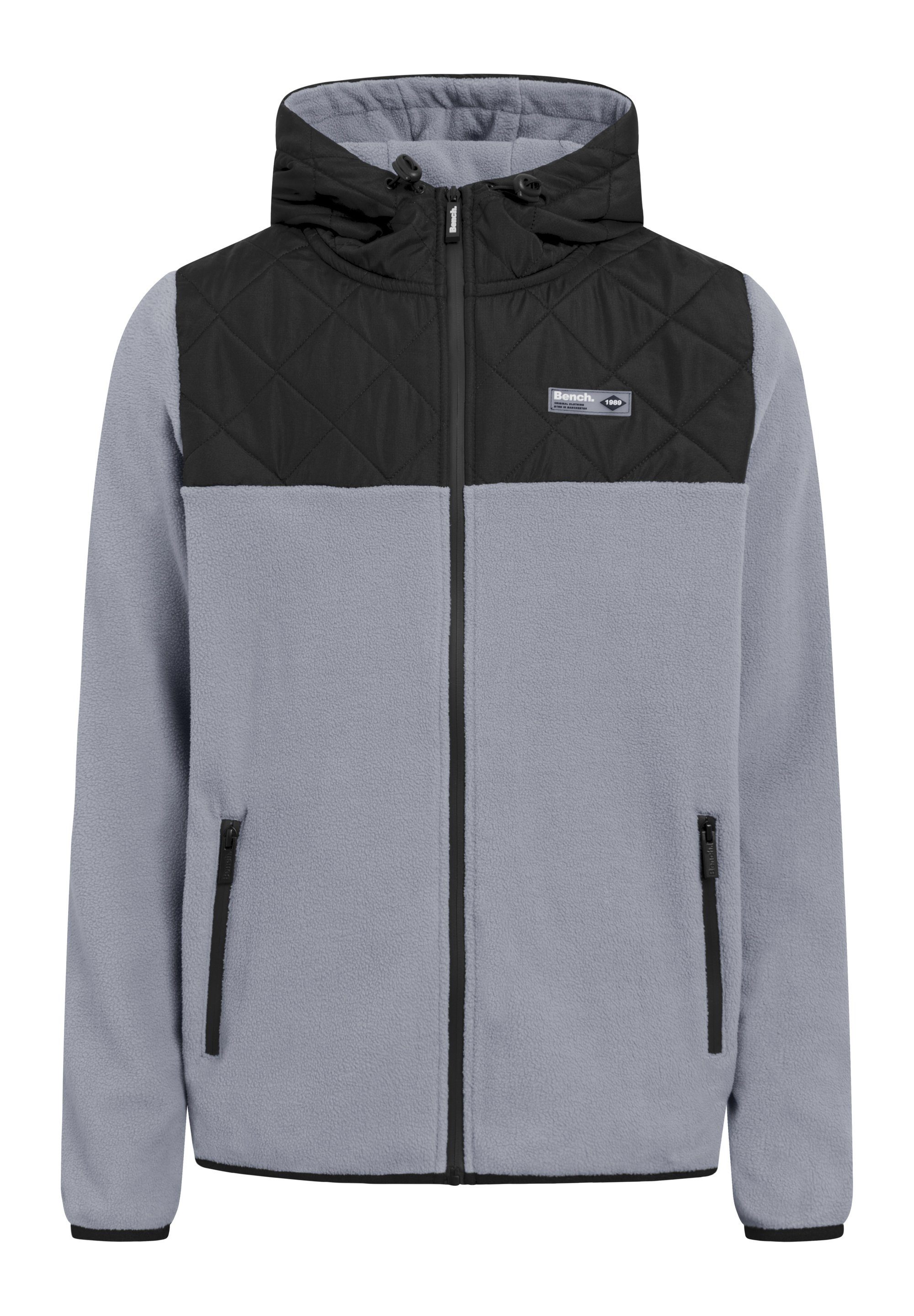 Bench. Fleecejacke Weiches steel grey TATRA Fleece