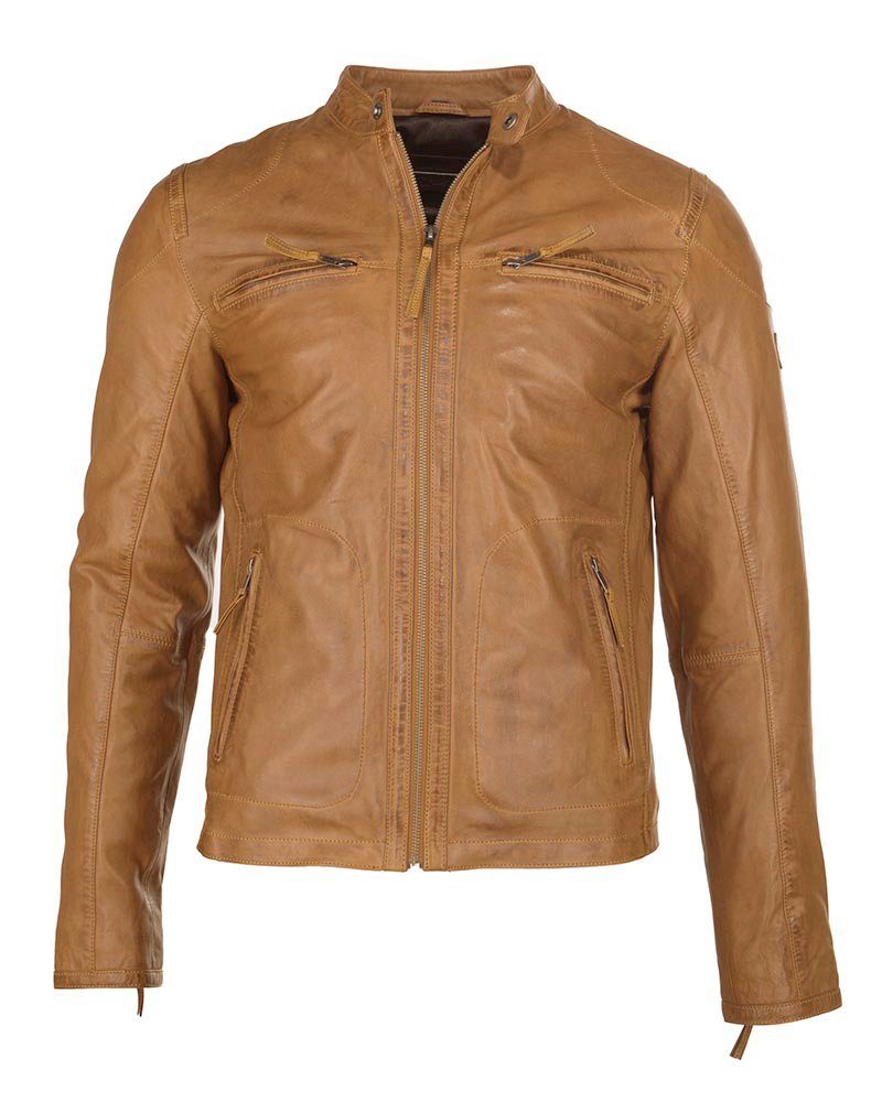 JCC Lederjacke Macadam cognac