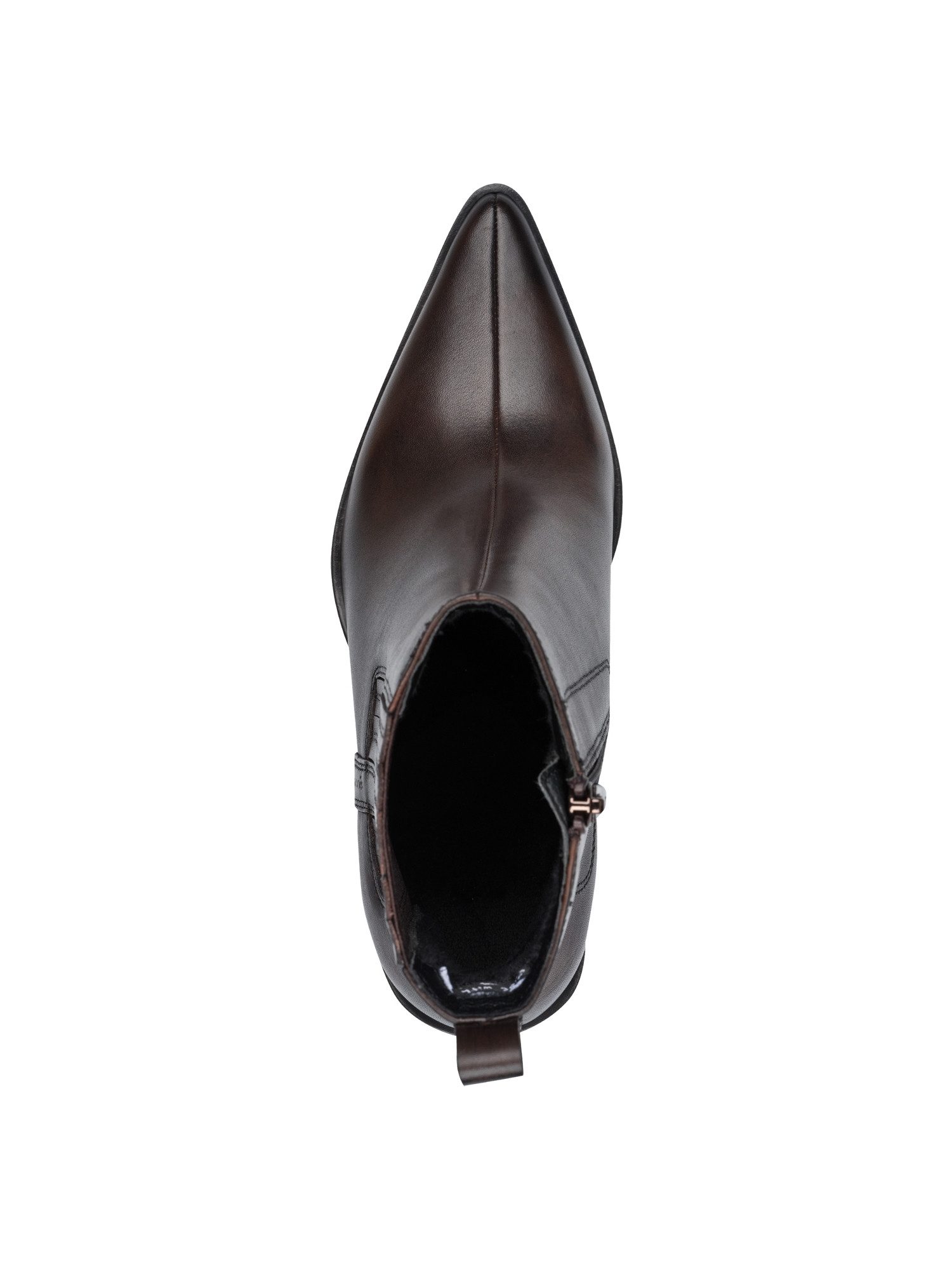 Tamaris ANTIslide, TOUCH-IT aus Leder Trichterabsatz Stiefelette ANTIslide