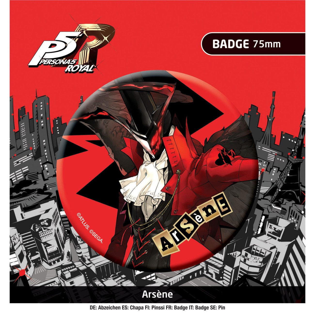 POPbuddies Anstecknadel Persona 5 Royal Ansteck-Button Arséne
