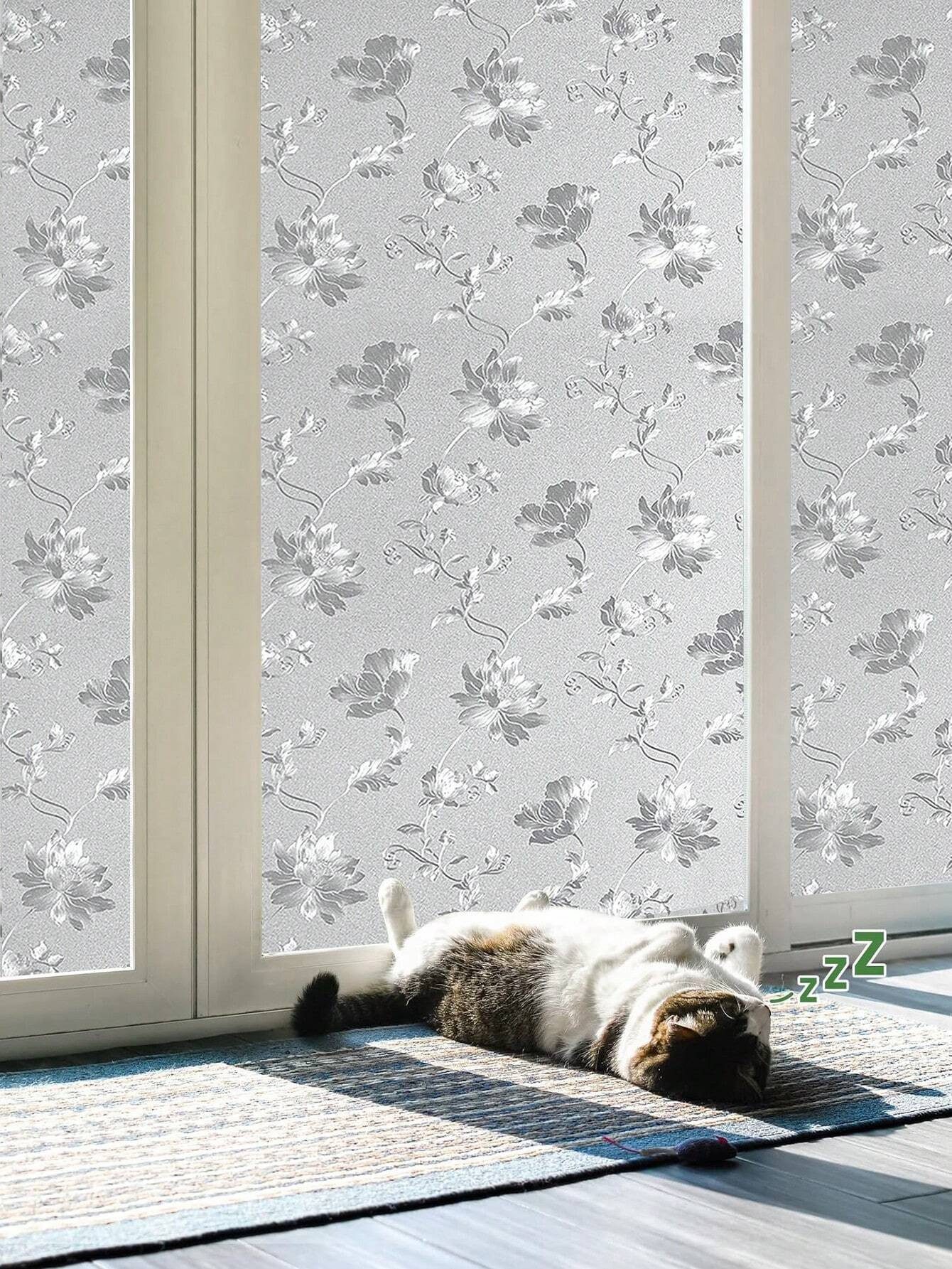 Fensterfolie Blickdichte Sichtschutzfolie statisch haftend Fensterfolie ohne Kleber