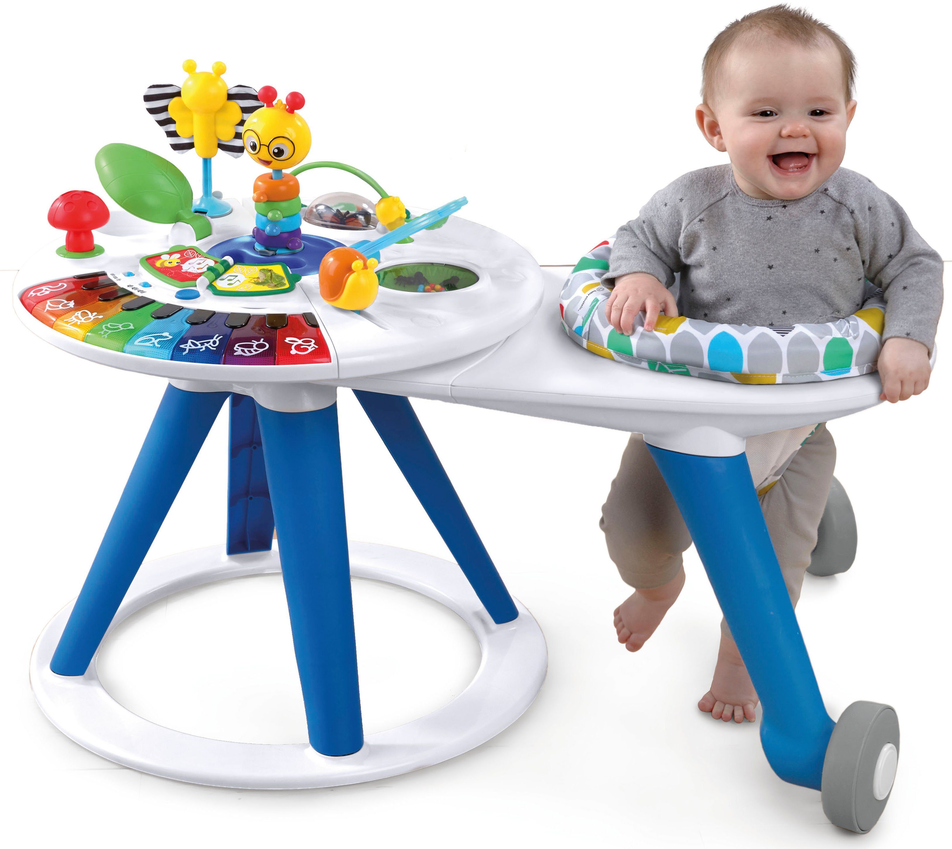 Baby Einstein Spielcenter Around We Grow, mit abnehmbarem Sitz; mit Sound