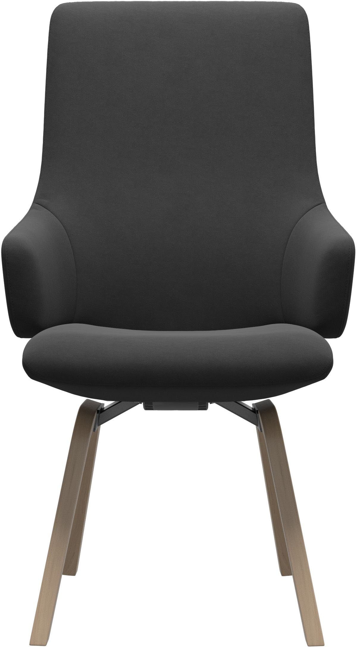Stressless® Polsterstuhl Laurel, High Back mit Armlehne, Größe L, schräggestellte Beine in Walnuss