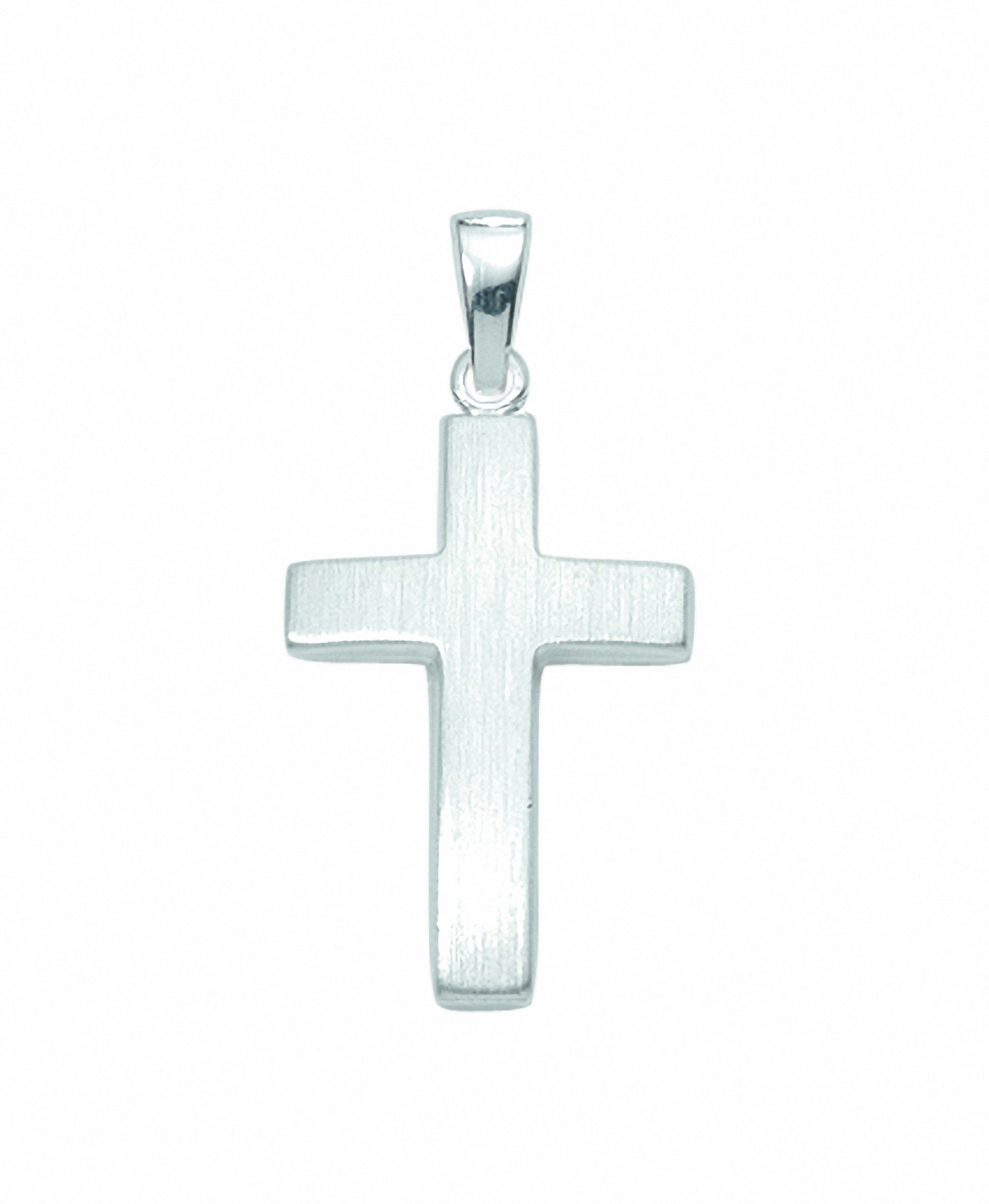 Adelia´s Kettenanhänger 925 Silber Kreuz Anhänger, Silberschmuck für Damen & Herren