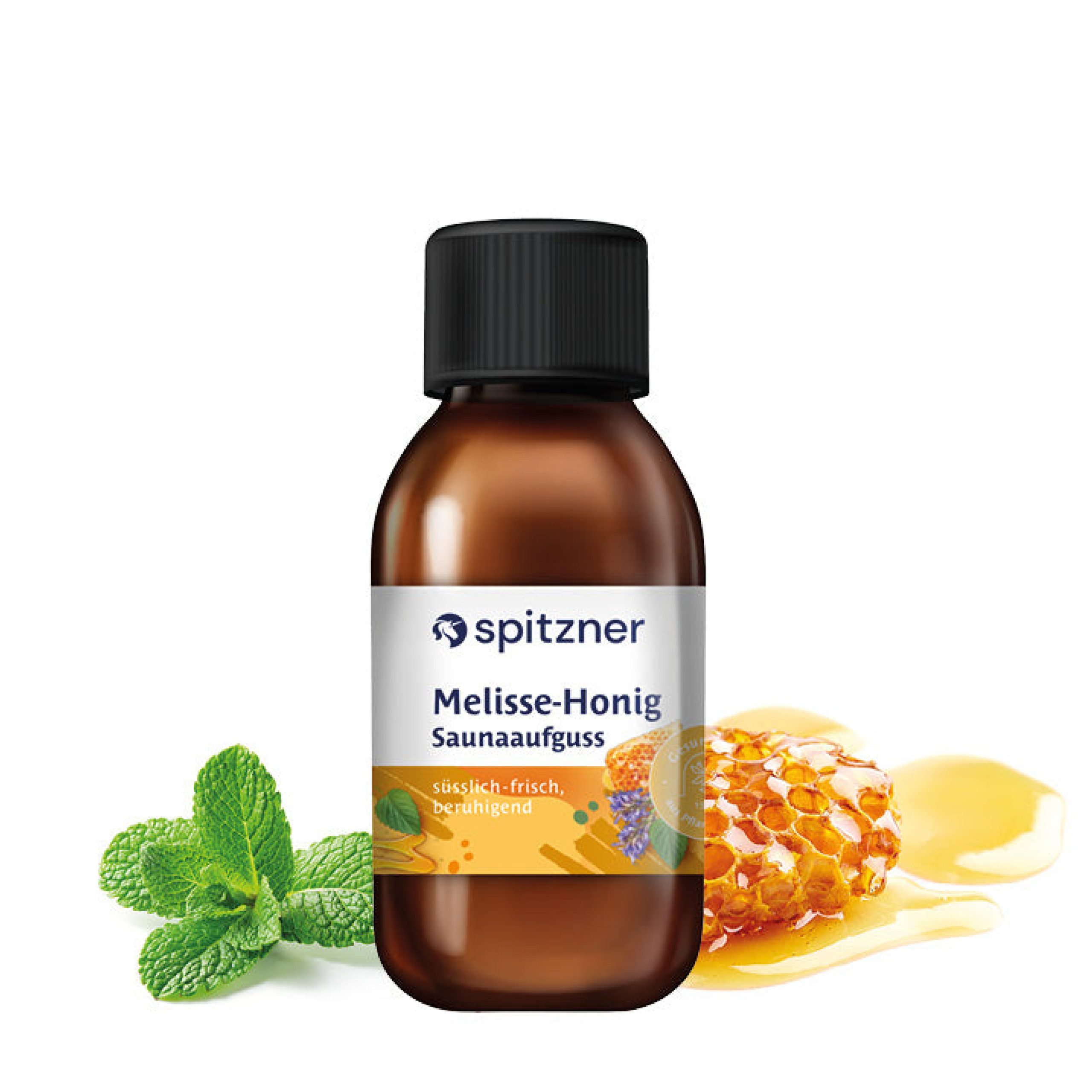 Spitzner Aufgusskonzentrat Spitzner Saunaaufguss Melisse-Honig 125 ml Wellness Sauna Aufguss