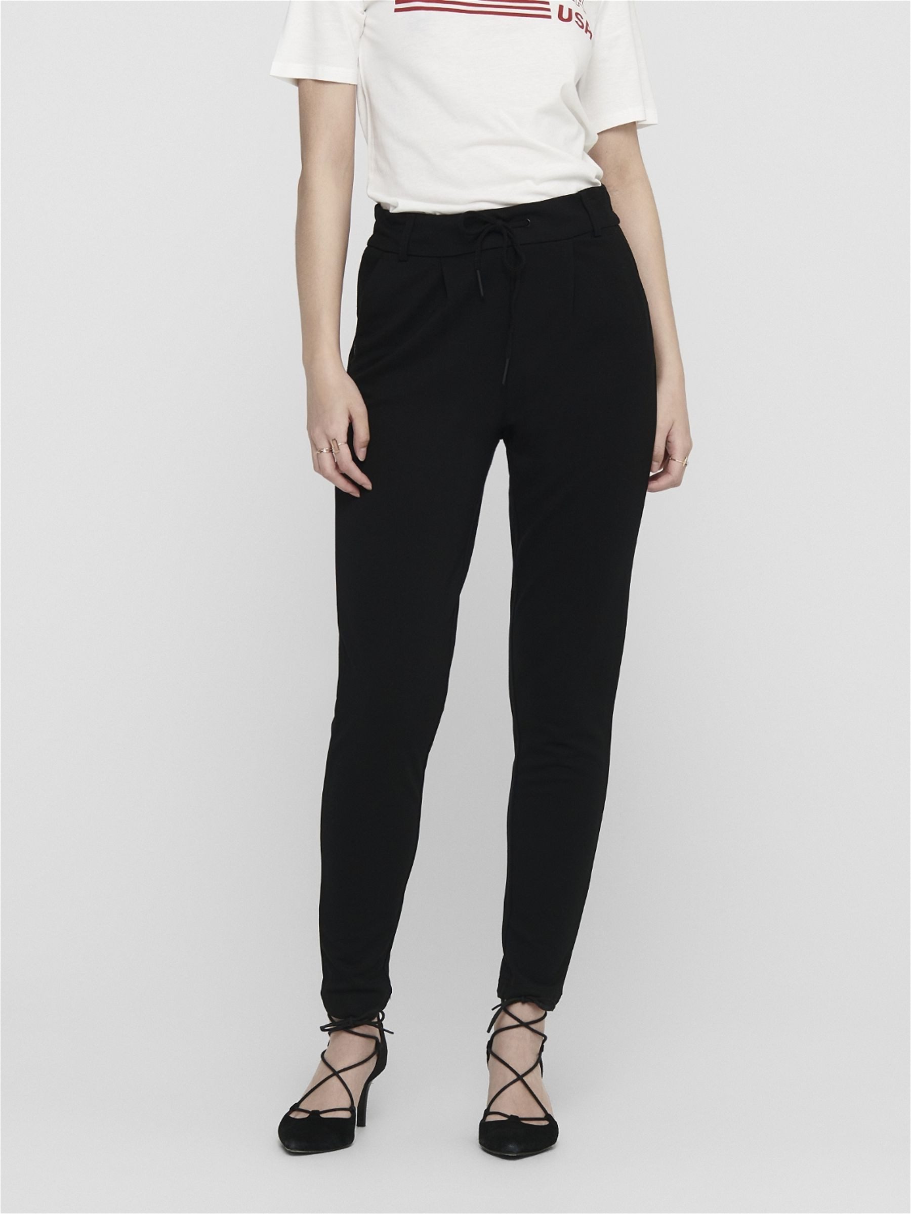 ONLY Bundfaltenhose Poptrash (1-tlg) Falten – Bild 3 von 5