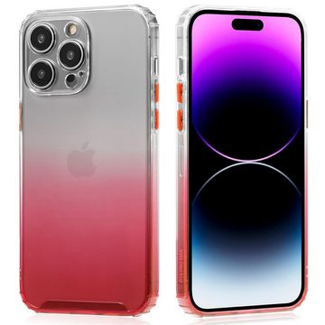 CoolGadget Handyhülle Farbverlauf Twilight Hülle für Apple iPhone 14 Pro Max 6,7 Zoll, Robust Hybrid Cover Kamera Schutz Hülle für iPhone 14 Pro Max Case