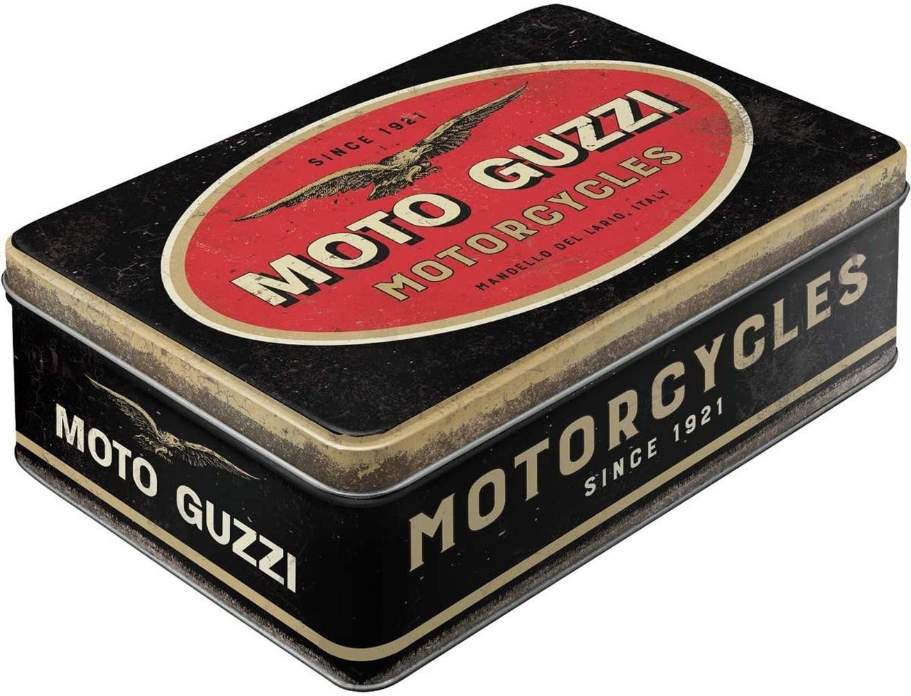 Nostalgic-Art Keksdose Vorratsdose Kaffeedose Frischhaltedose - Moto Guzzi Logo