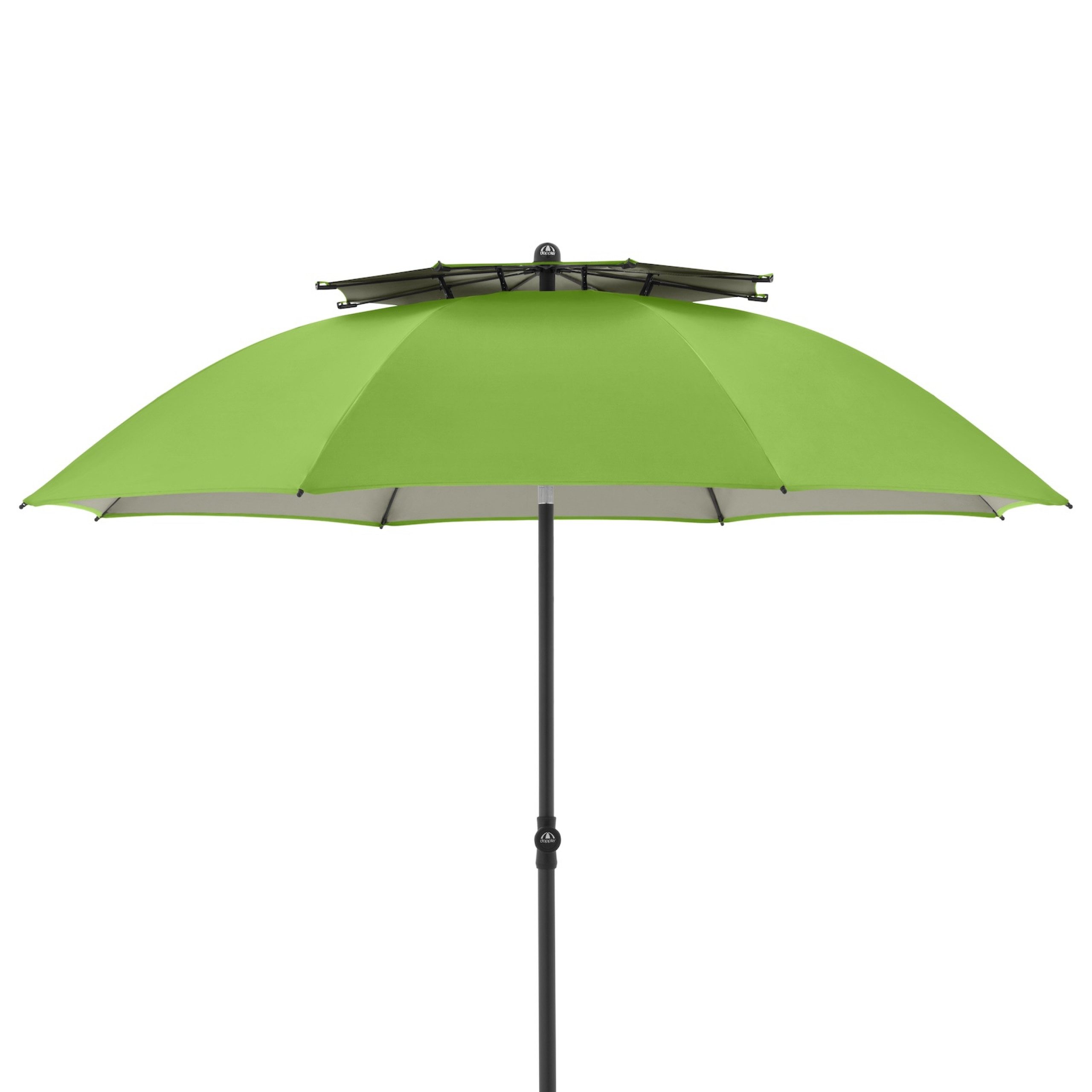 doppler® Sonnenschirm Doppler Windprofi 200 Manual ø 200 cm rund Sonnenschirm 3 Farben