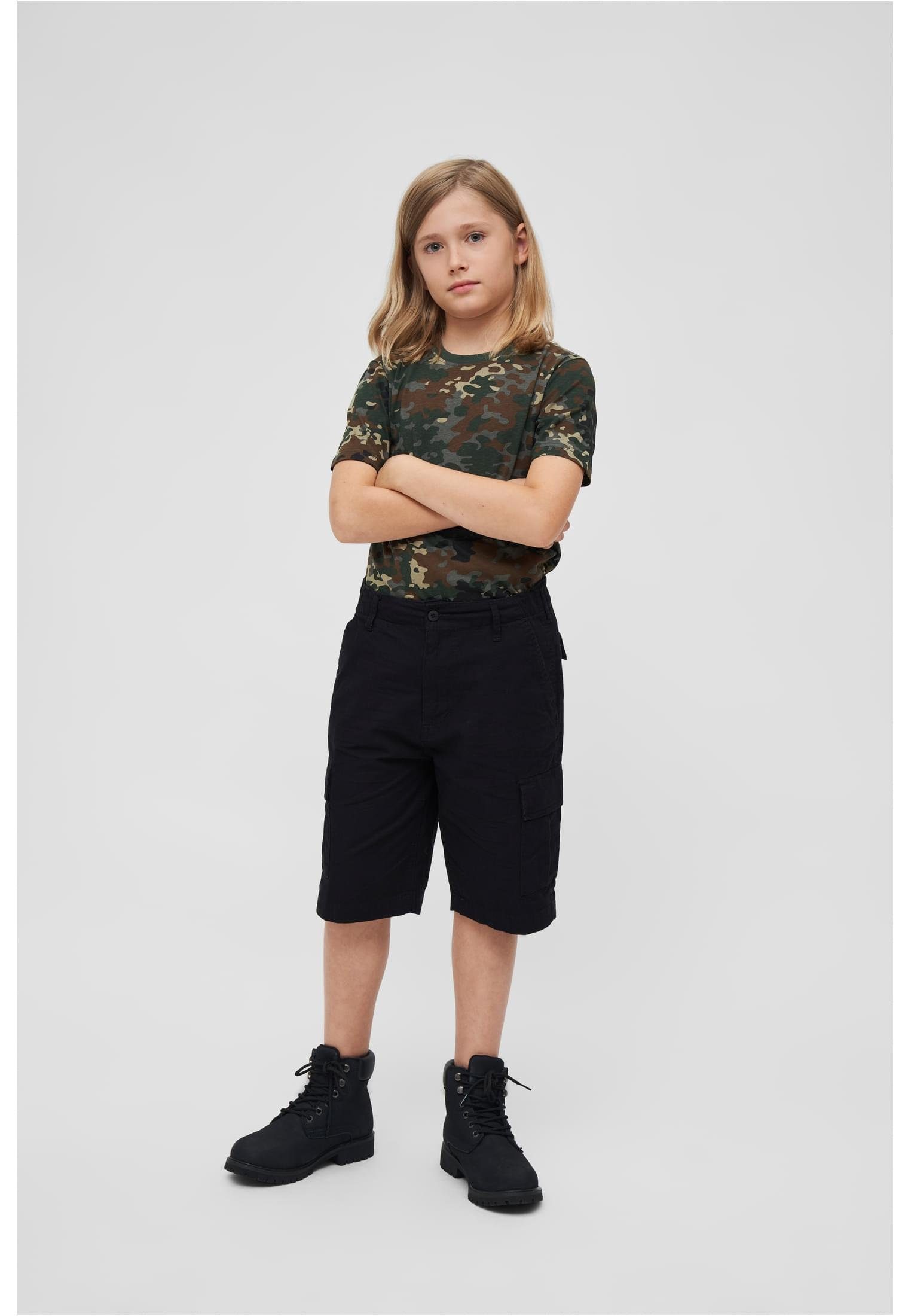BDU Unisex Stoffhose Kids Shorts (1-tlg) Brandit Ripstop black