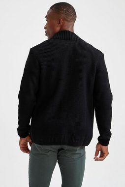 DeFacto Strickjacke Herren Strickjacke / Bolero Zippered Knitted