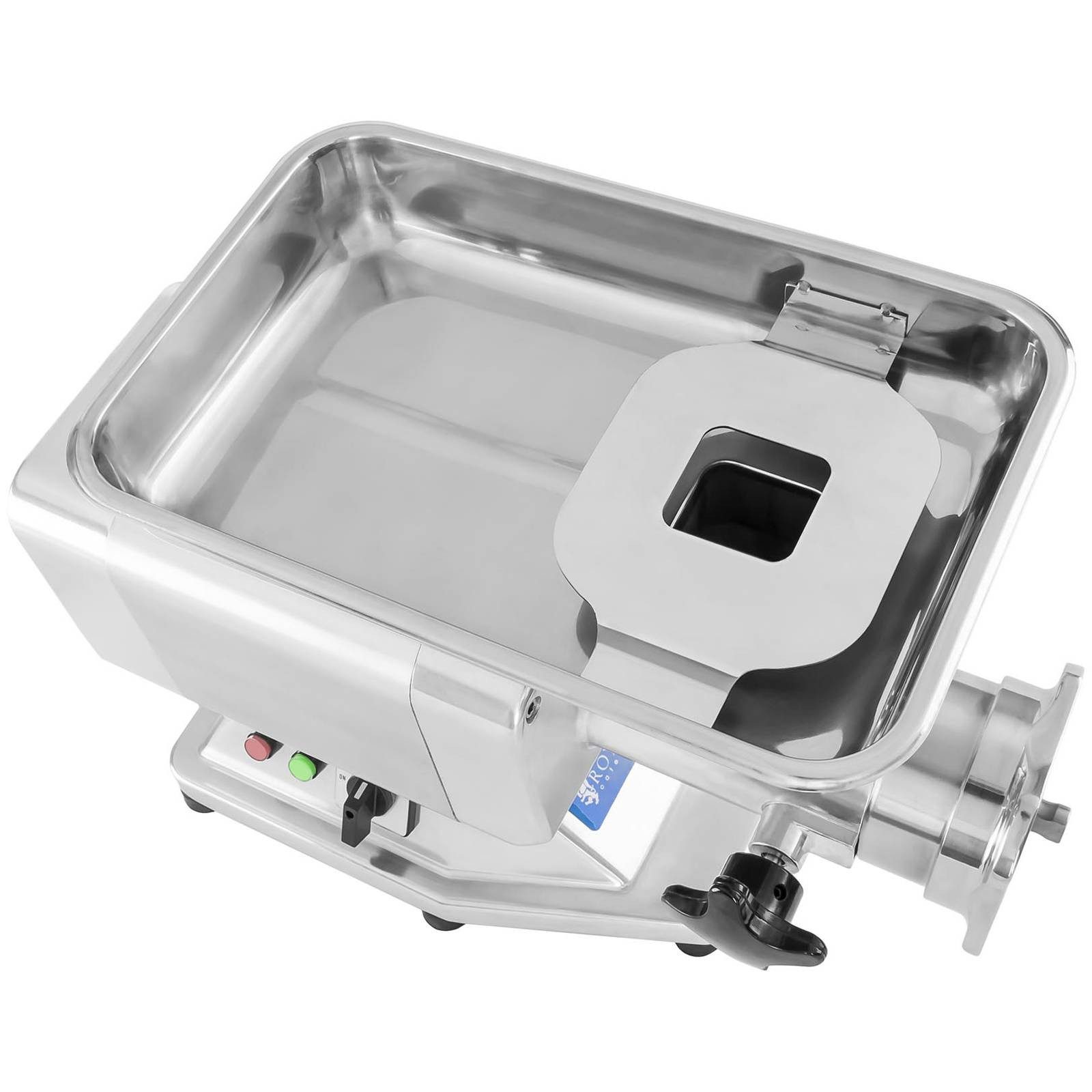 Royal Catering Fleischwolf 220 kg/h Edelstahl Ladenwolf 1100 W Metzgerei Elektrisch Gastro, 1100 W