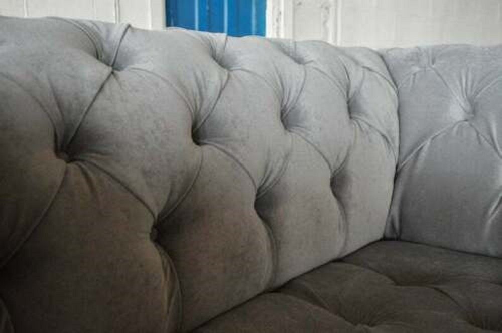 Chesterfield Sofas Sofa Polster Design Sofa 2 Luxus Sofa Sitzer JVmoebel Textil