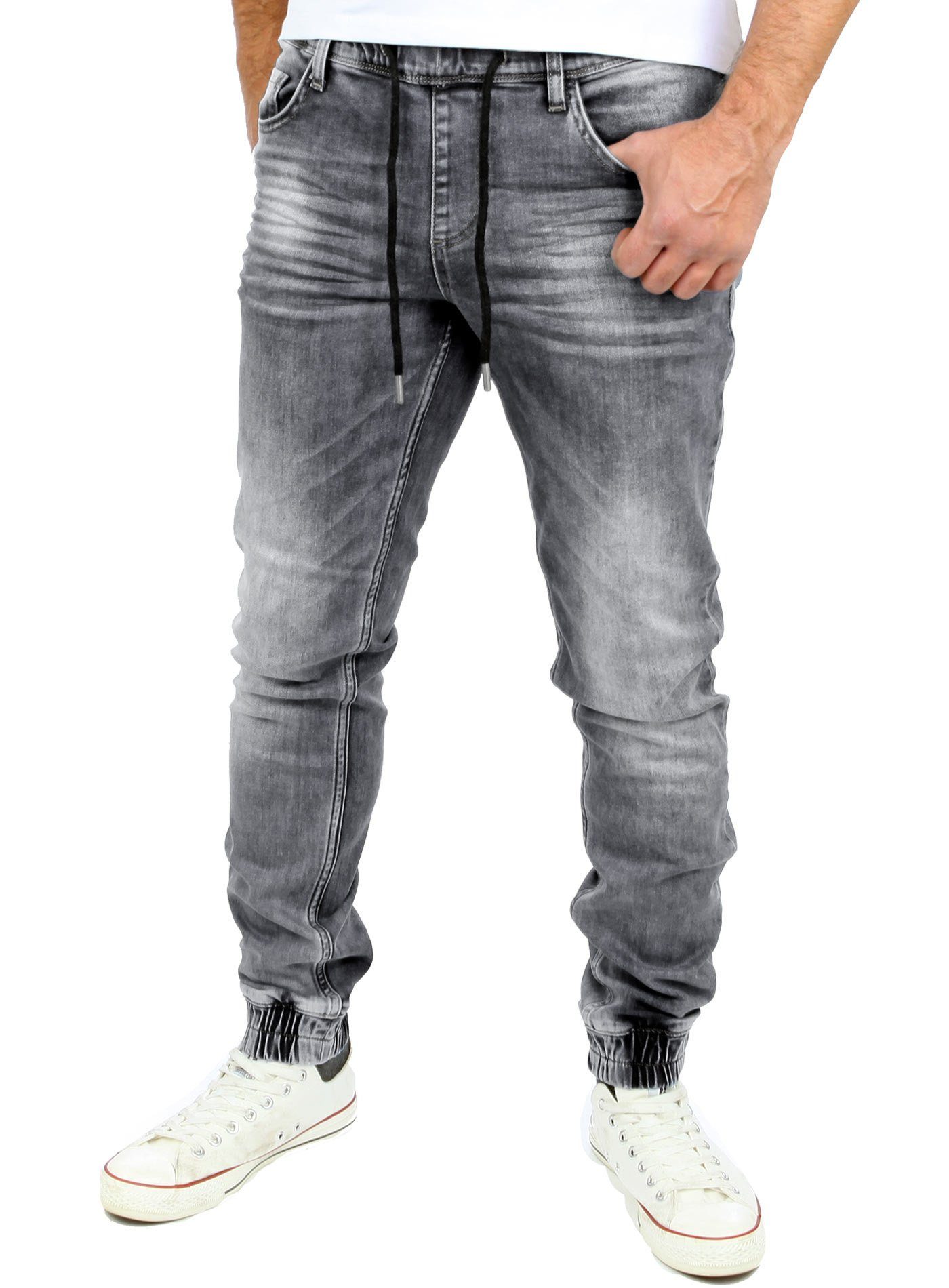 Reslad Stretch-Jeans Reslad Used Look Jeans-Herren günstig online kaufen