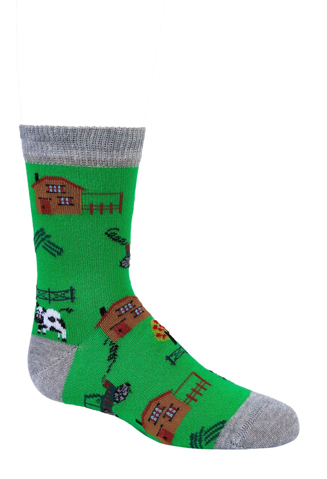Wowerat Freizeitsocken 3 Paar Kindersocken Traktor, weiche Baumwolle, Jungen Socken Trecker (3 Paar) – Bild 2 von 4