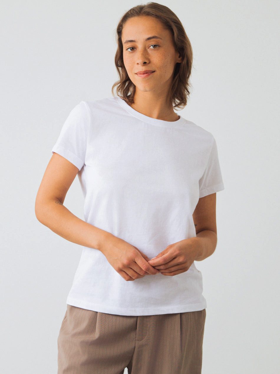 HONEST BASICS T-Shirt Frauen Basic aus Bio- und recycelter Baumwolle