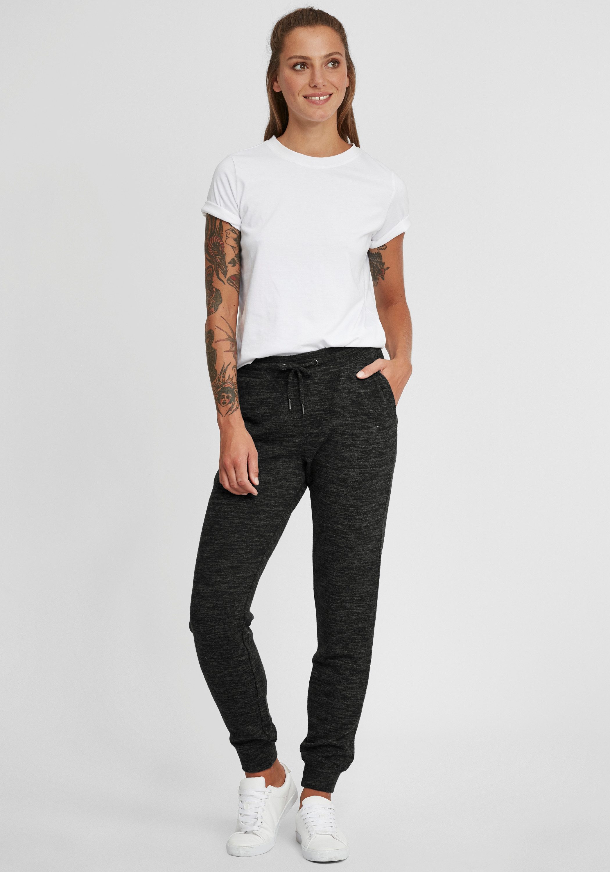 OXMO Sweathose OXBenita Kuschelweiche Sweat Pant Jogginghose günstig online kaufen