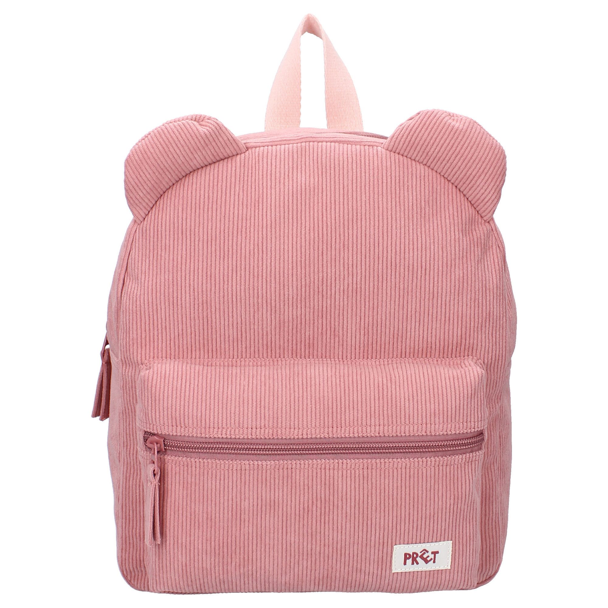 Vadobag Rucksack Prêt Rucksack 3D Ridge And Row – Beiger Rucksack aus Rippstoff