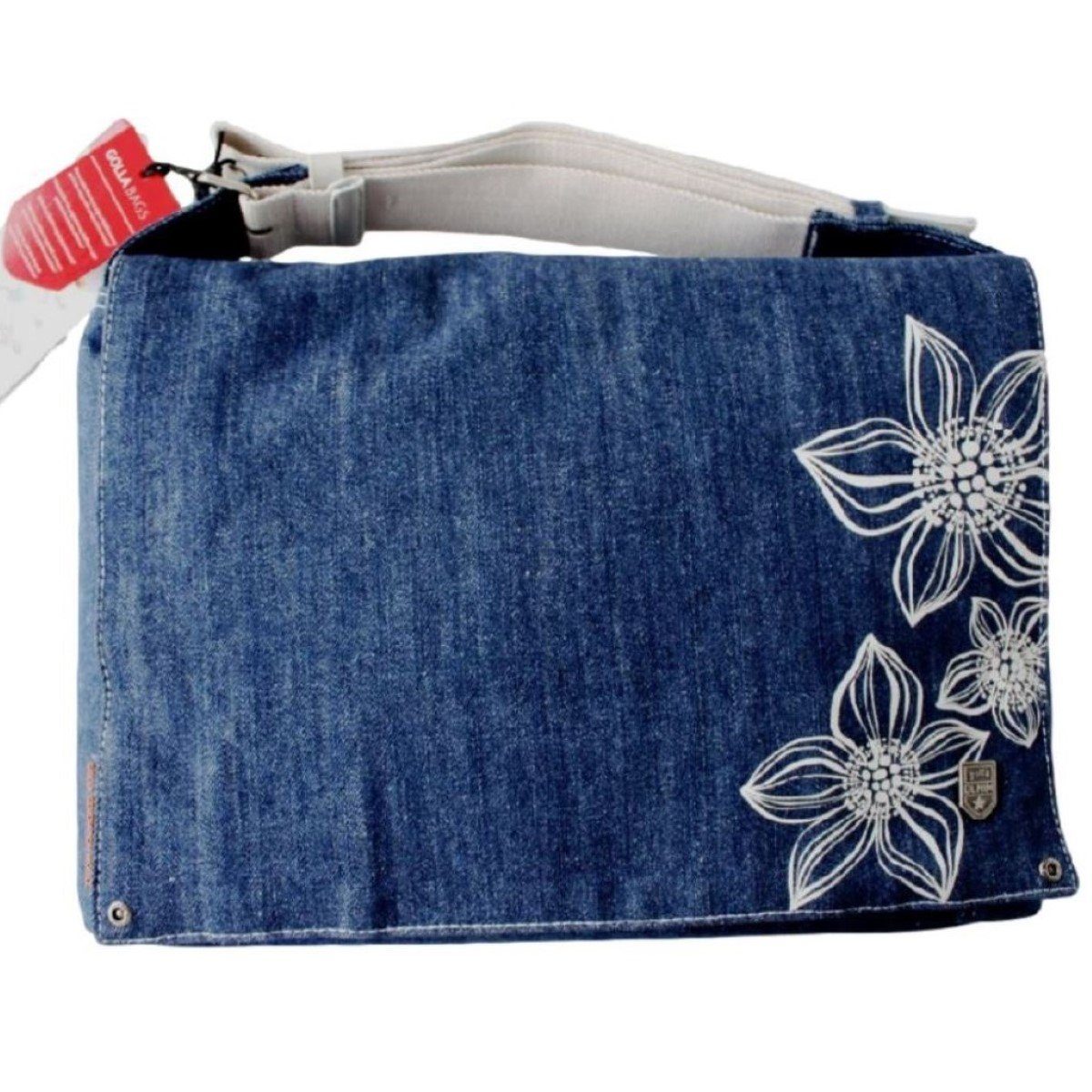 GOLLA Laptoptasche Notebook-Tasche Denim Jeans Laptop-Hülle Case, Hülle Schultergurt Notebook-Fach 13" 13,3" 13,5" 14" 14,1" 14,2" Zoll