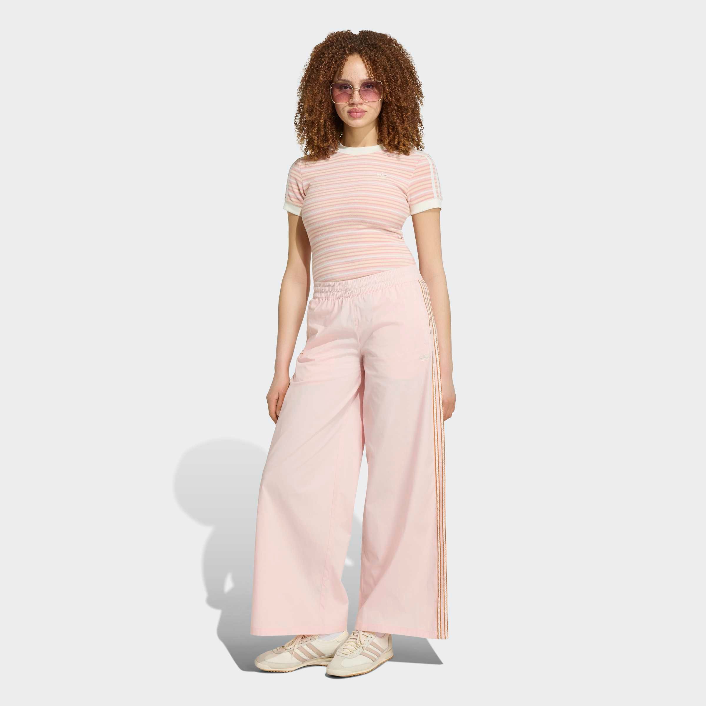 adidas Originals Sporthose ADIDAS ORIGINALS SUMMER GLOW, WEITES BEIN für Erwachsene, mit Gummizug, aus Baumwolle, normal-weite Passform