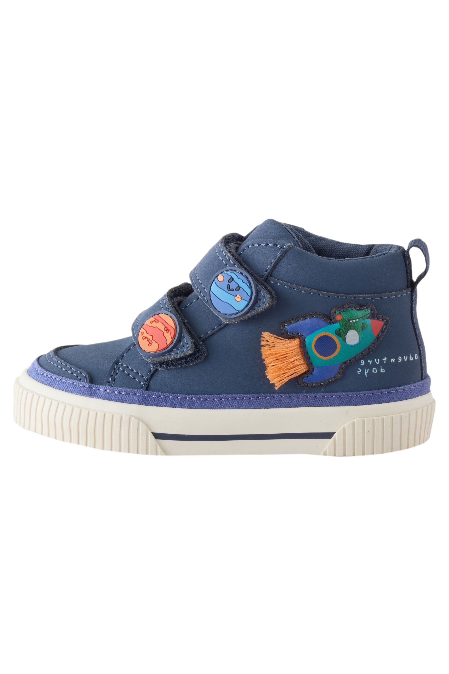 Next Hi-Top-Sneaker, Klettverschluss, weite Passform Sneaker