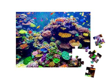 puzzleYOU Puzzle Singapur Aquarium: Korallen und tropische Fische, 48 Puzzleteile, puzzleYOU-Kollektionen Korallen, 100 Teile, Unterwasser