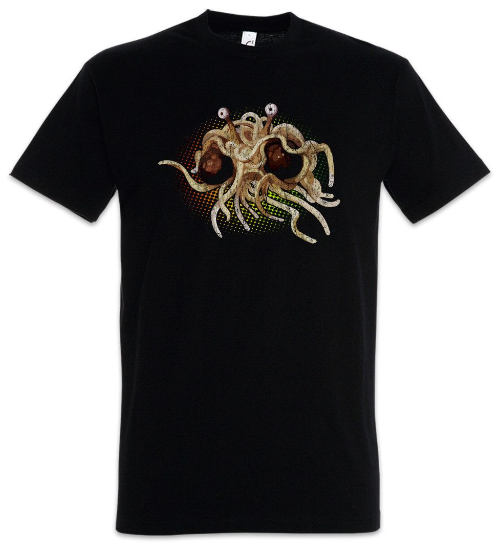 Urban Backwoods Print-Shirt Reggae Spaghetti Monster Herren T-Shirt Reggae Italain (1-tlg) Reggae Italy Jamaika Italien