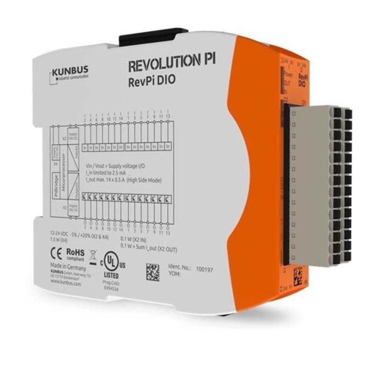 Kunbus Elektroauto-Ladestation KUNBUS RevPi DIO PR100197