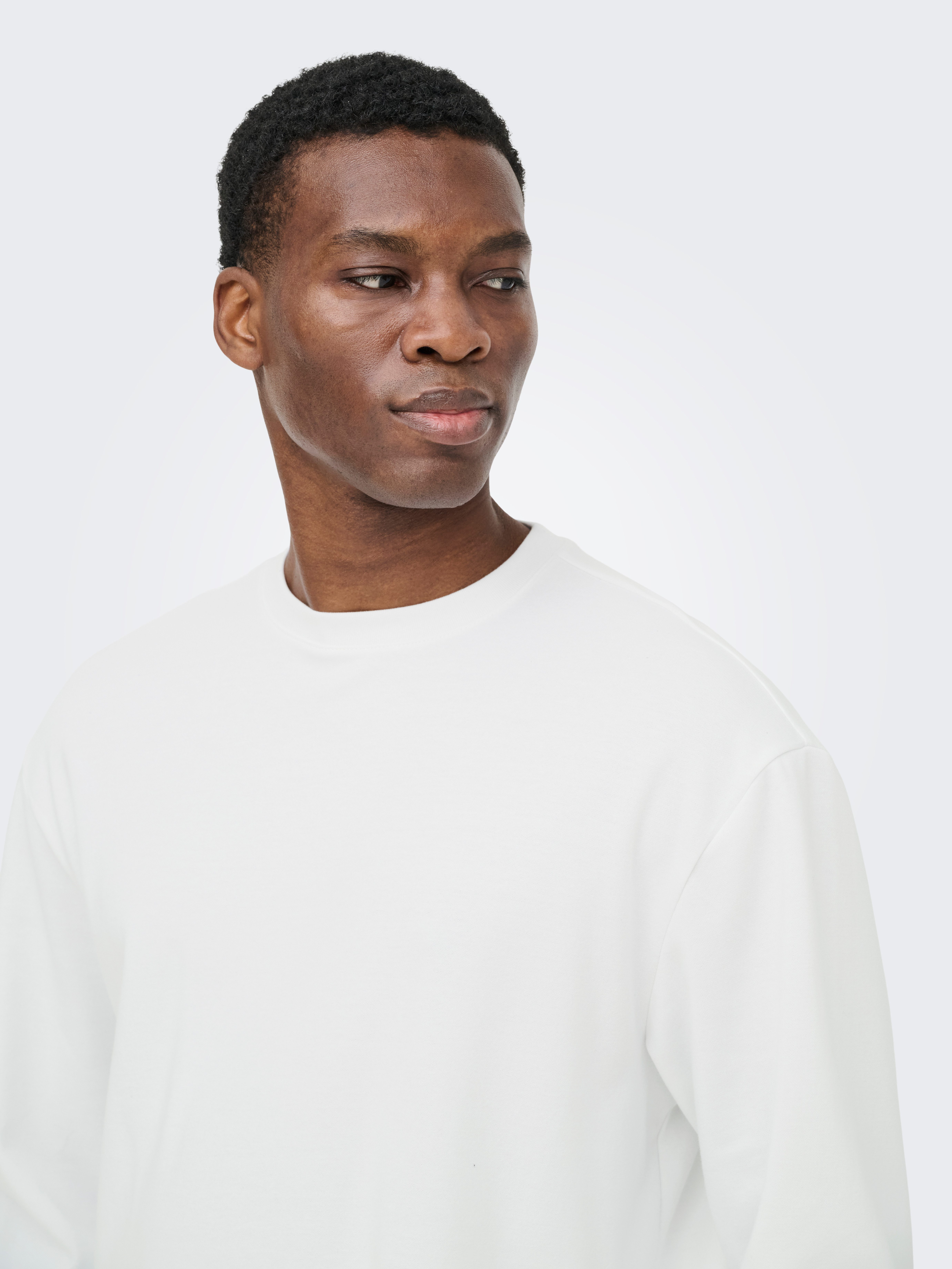 ONLY & SONS T-Shirt ONSCASPIAN AIRLFEX RLX LS TEE NOOS Baumwollmischung, relaxed fit