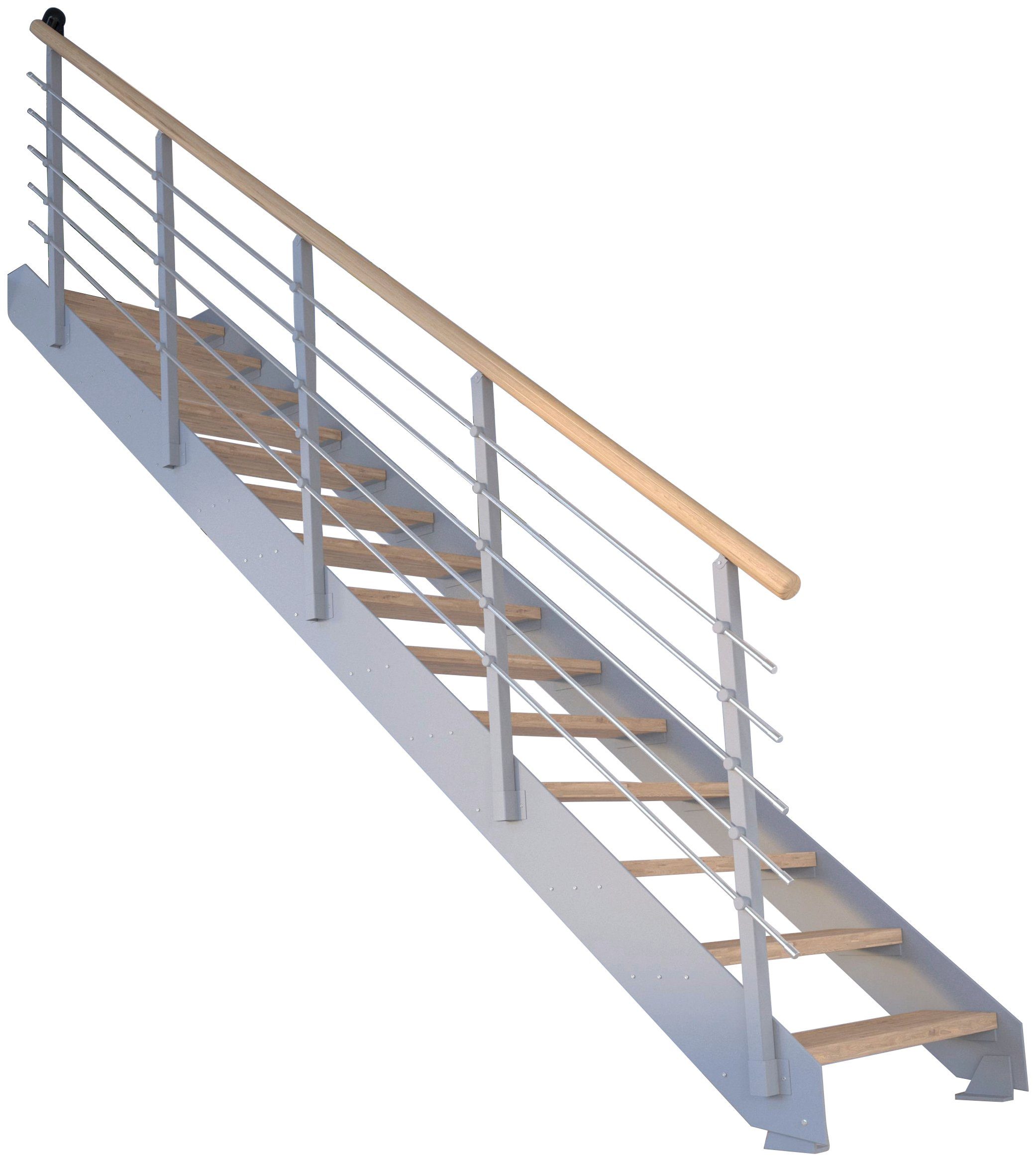 Starwood Systemtreppe Geteilte offen, Metall, Kos, Stufen