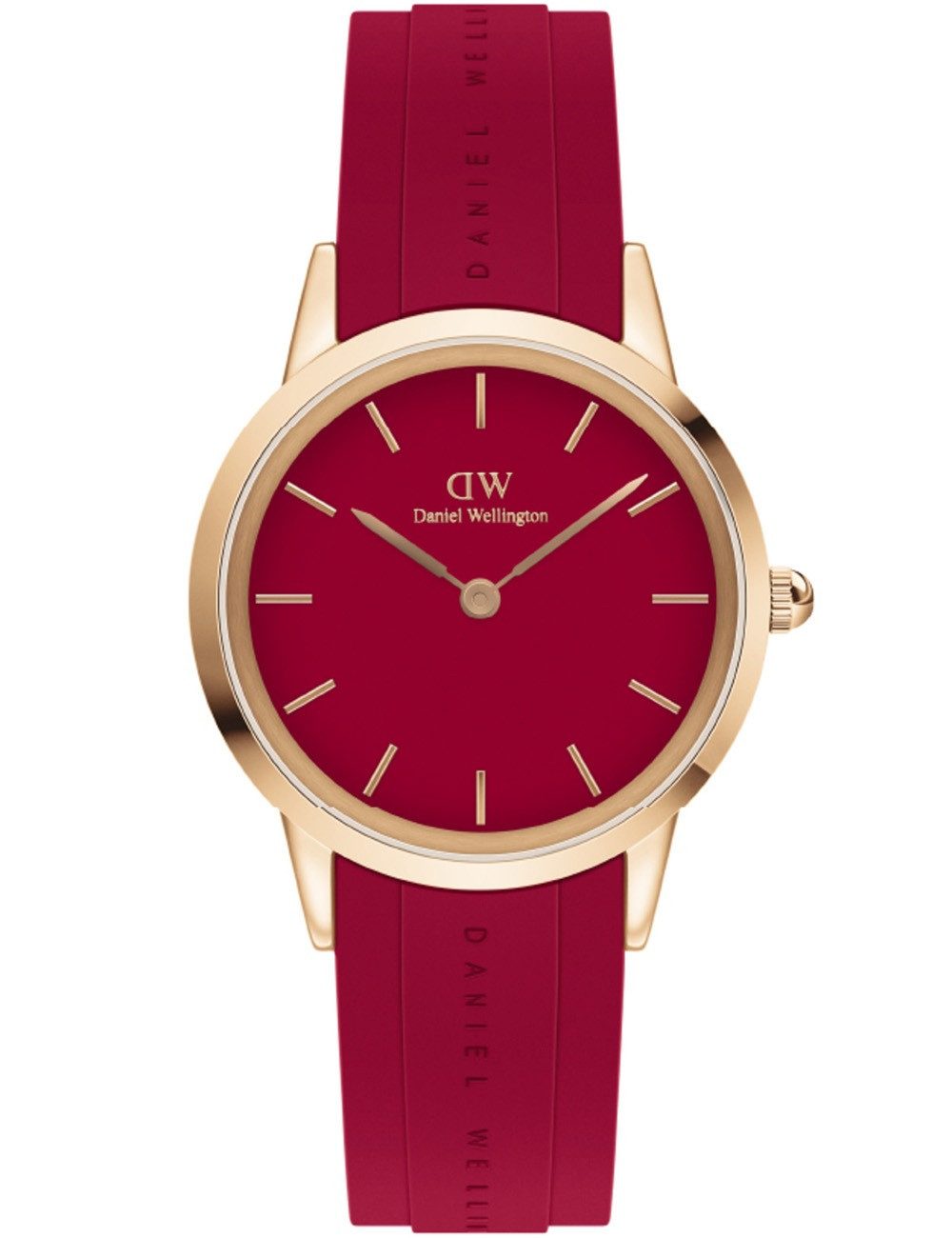 Daniel Wellington Quarzuhr Daniel Wellington DW00100503 Damenuhr Iconic Motion Ruby 32mm 10ATM Daniel Wellington DW00100503 Damenuhr Iconic Motion Ruby 32mm 10ATM
