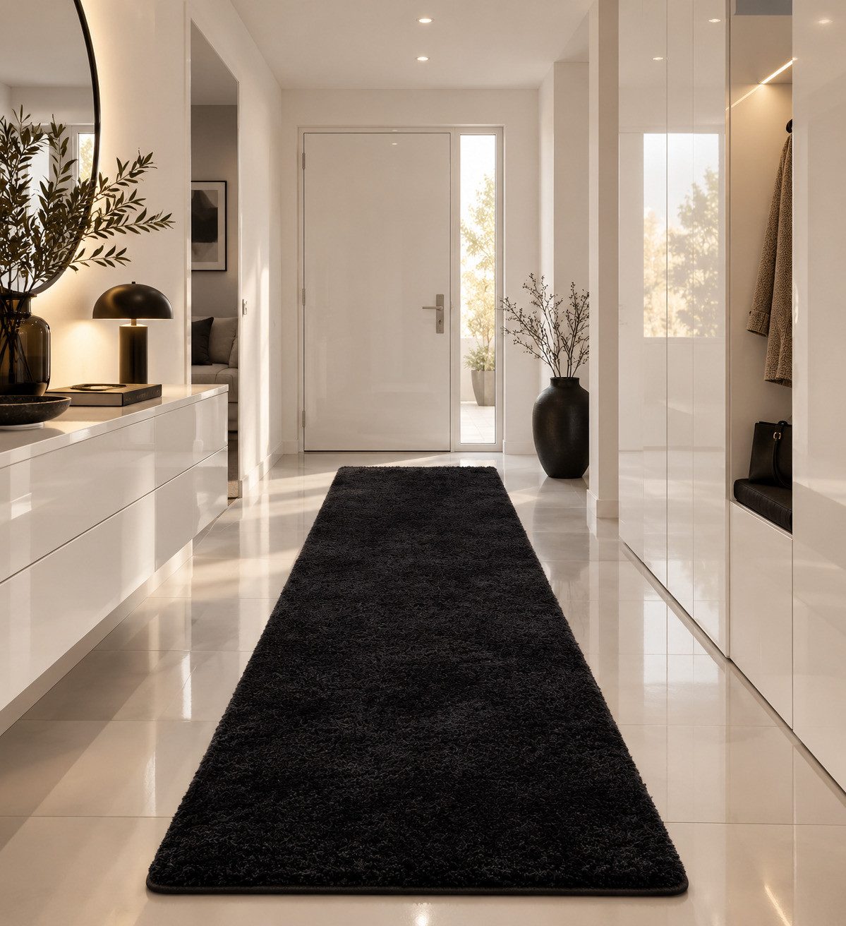 Snapstyle Läufer Hochflor Shaggy Läufer Teppich Palace, Rechteckig, Höhe: 36 mm