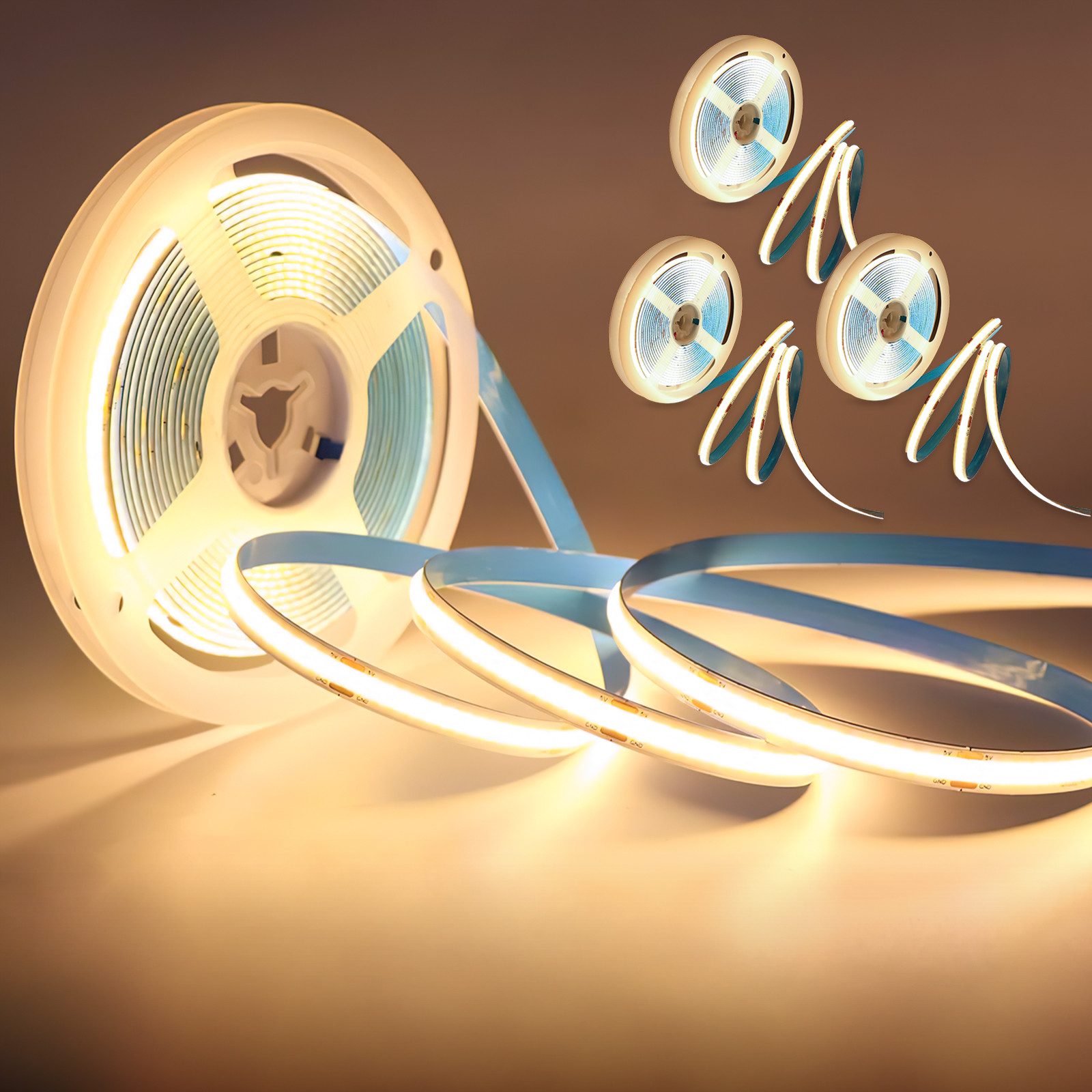 Oraymin Lichtleiste Lichtband Selbstklebend Streifen 24V 4000K für Schlafzimmer 3PCS, 4000K, LED fest integriert, Natürliches Licht, für Schlafzimmer, Spielzimmer, Flur, Gleichmäßigeres Licht, 90LM/W
