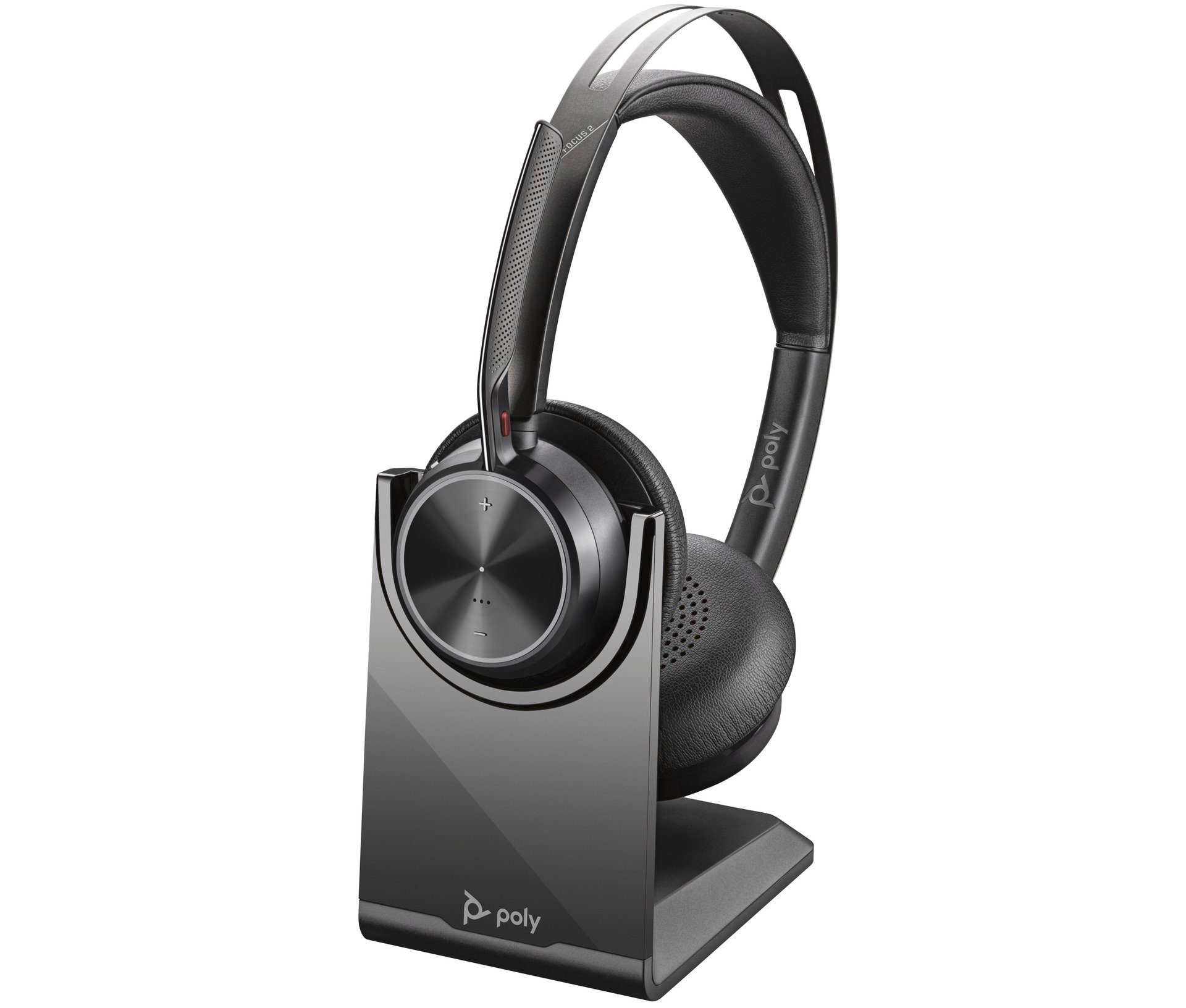 BT Headset Voyager Focus 2 UC mit Stand Wireless-Headset