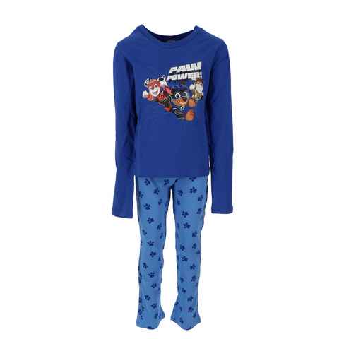 PAW PATROL Pyjama PAW PATROL langer Schlafanzug Jungen Kinderpyjama 2 3 4 5 6 8 Jahre