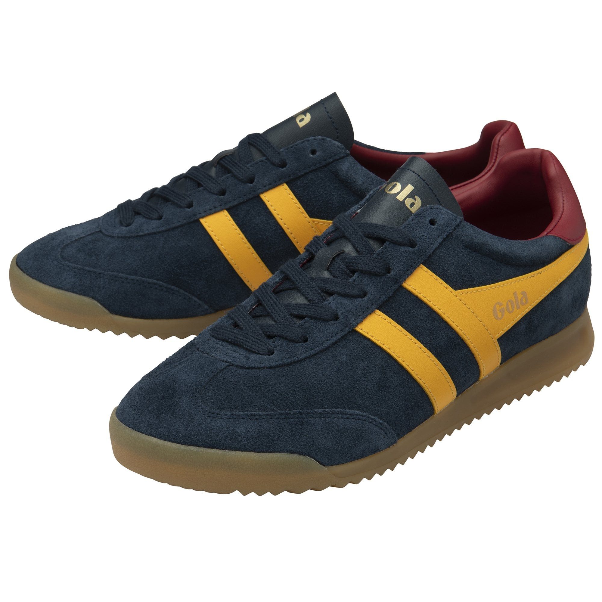 Gola Torpedo Wildleder navyblau/sonnengelb/dunkelrot Herren Sneaker