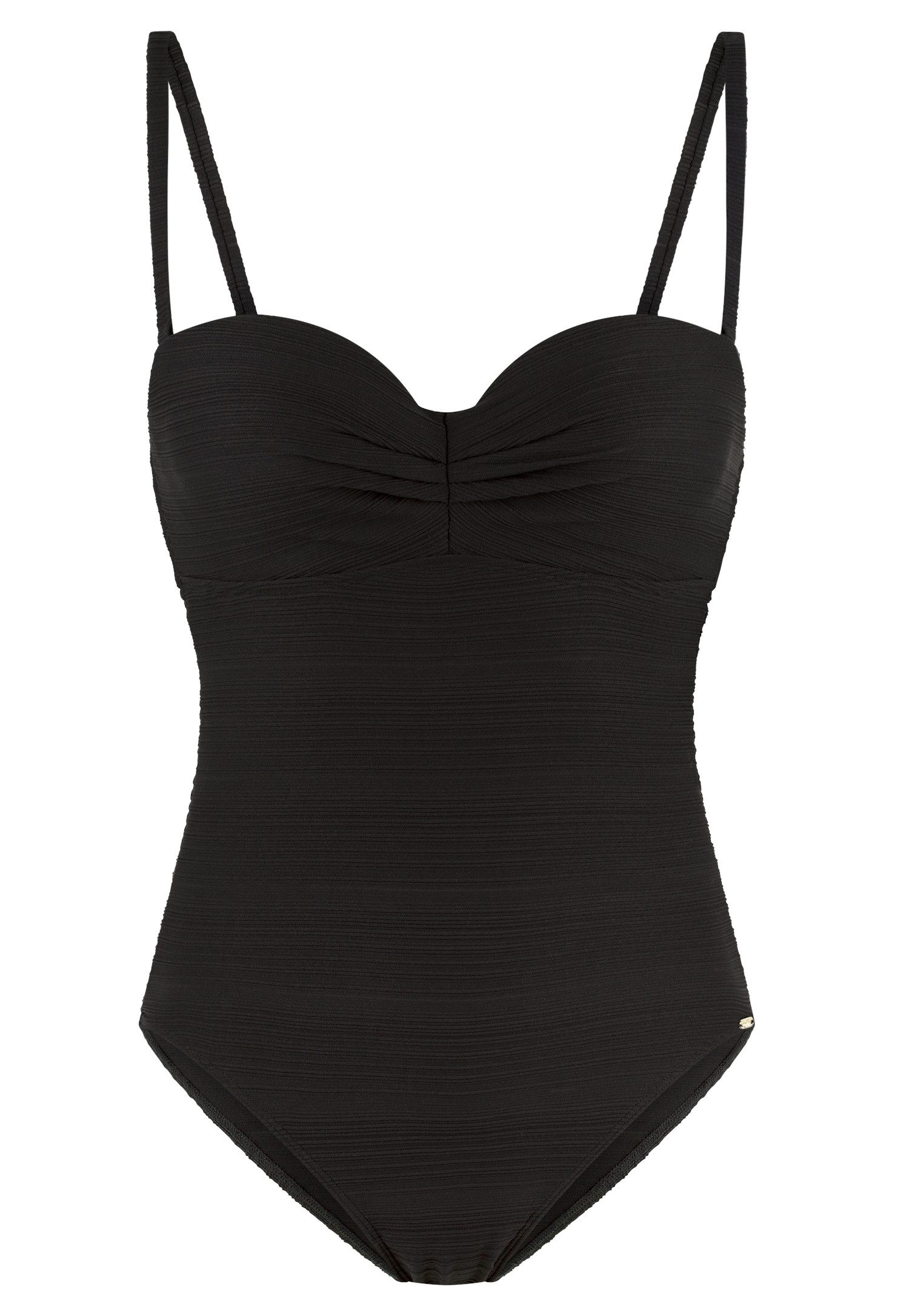 Schiesser Badeanzug Aqua mit feiner Streifenstruktur günstig online kaufen