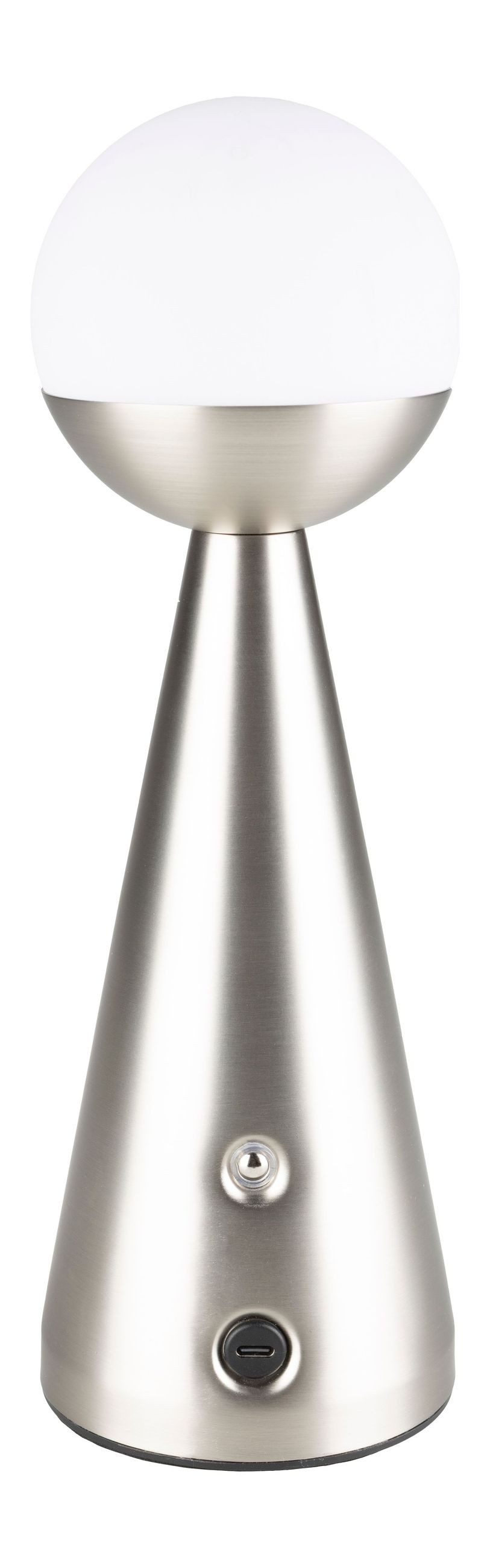 Zuiver Tischleuchte Akku-Tischlampe Bello Silber von Zuiver, kabellos & dimmbar, ohne Leuchtmittel