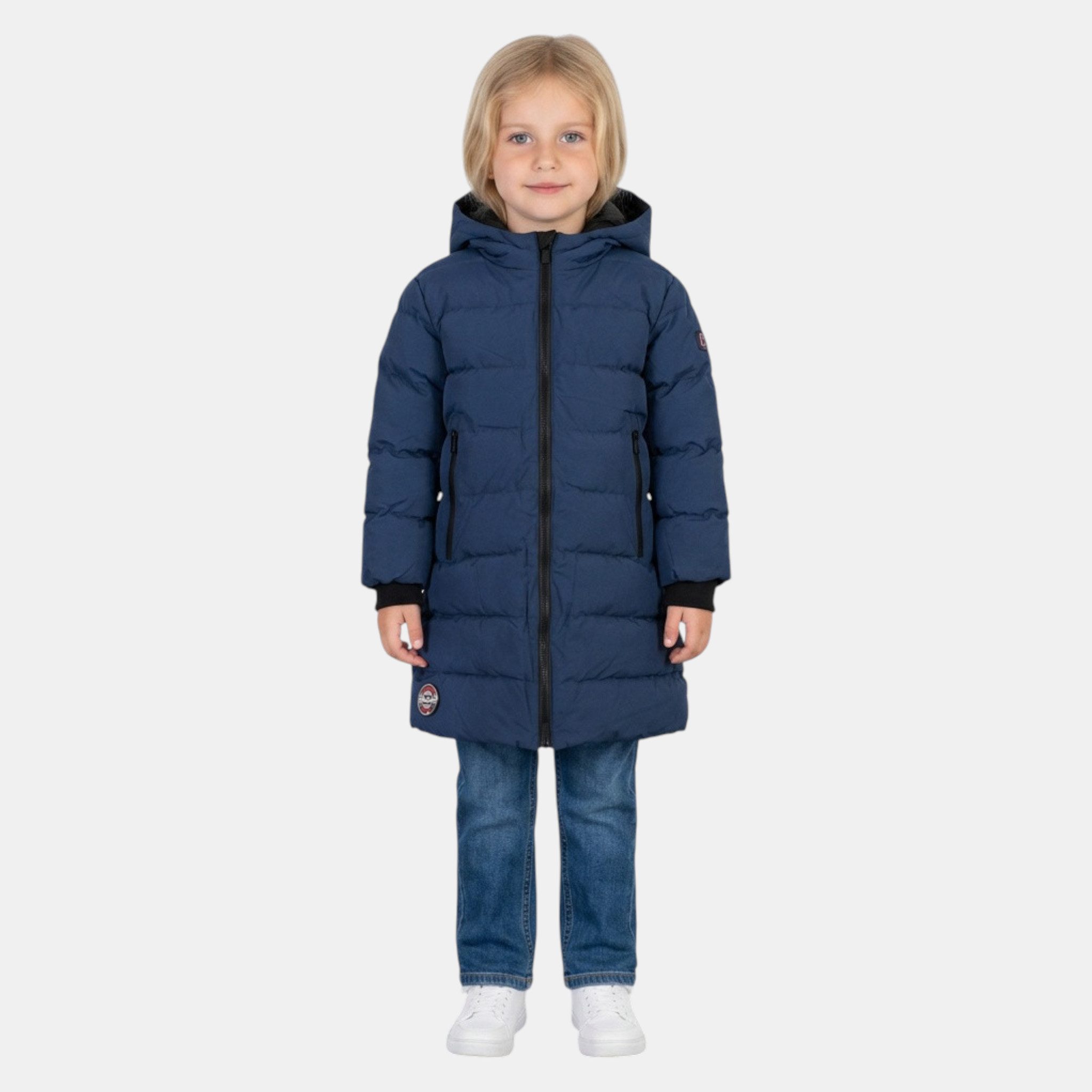 Lee Cooper Parka Mädchen Parka lang Winterjacke Jacke 4–14 Jahre mit Kapuze Kinderjacke Mädchen Mantel knielang Jacke