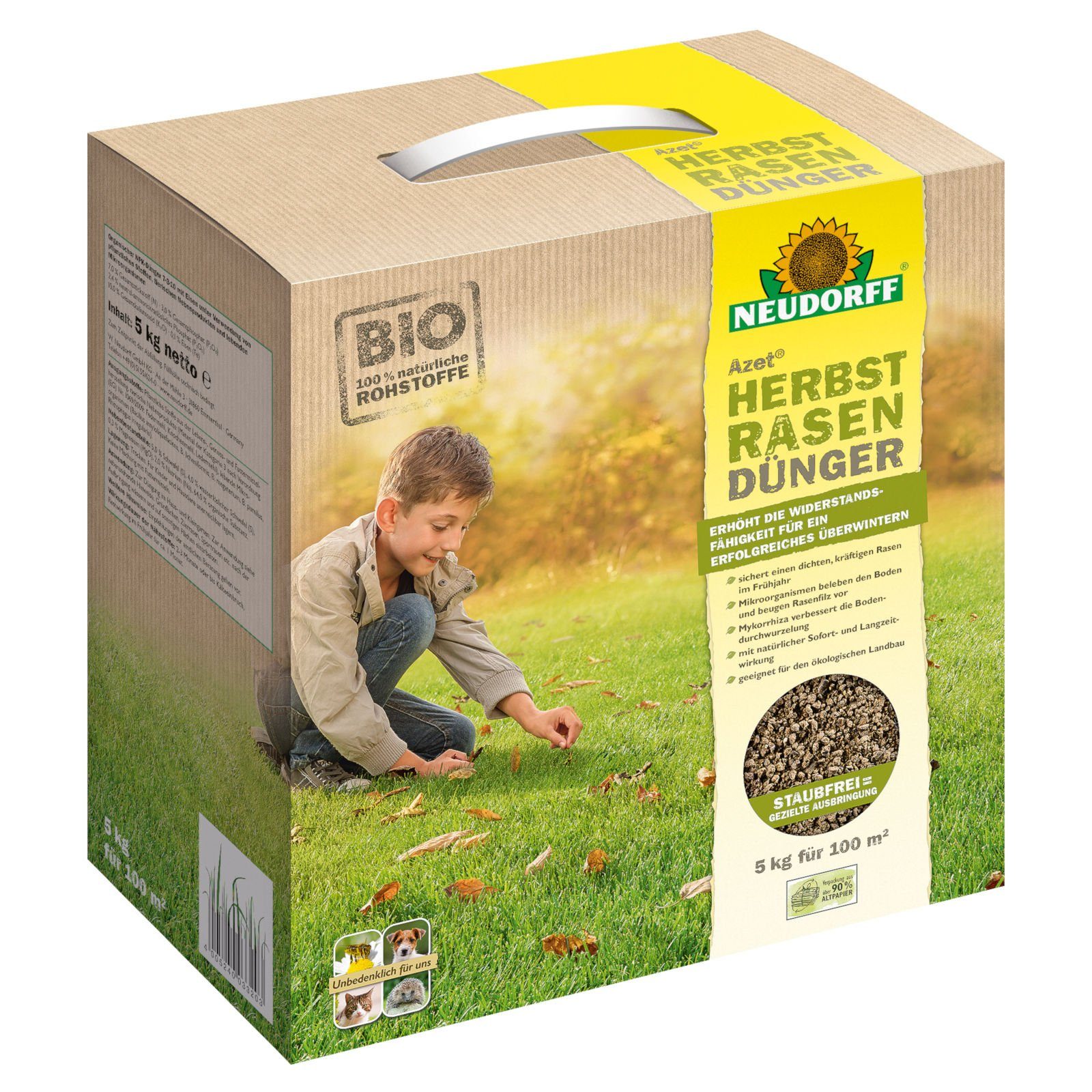 Rasendünger Azet HerbstRasenDünger 5 kg